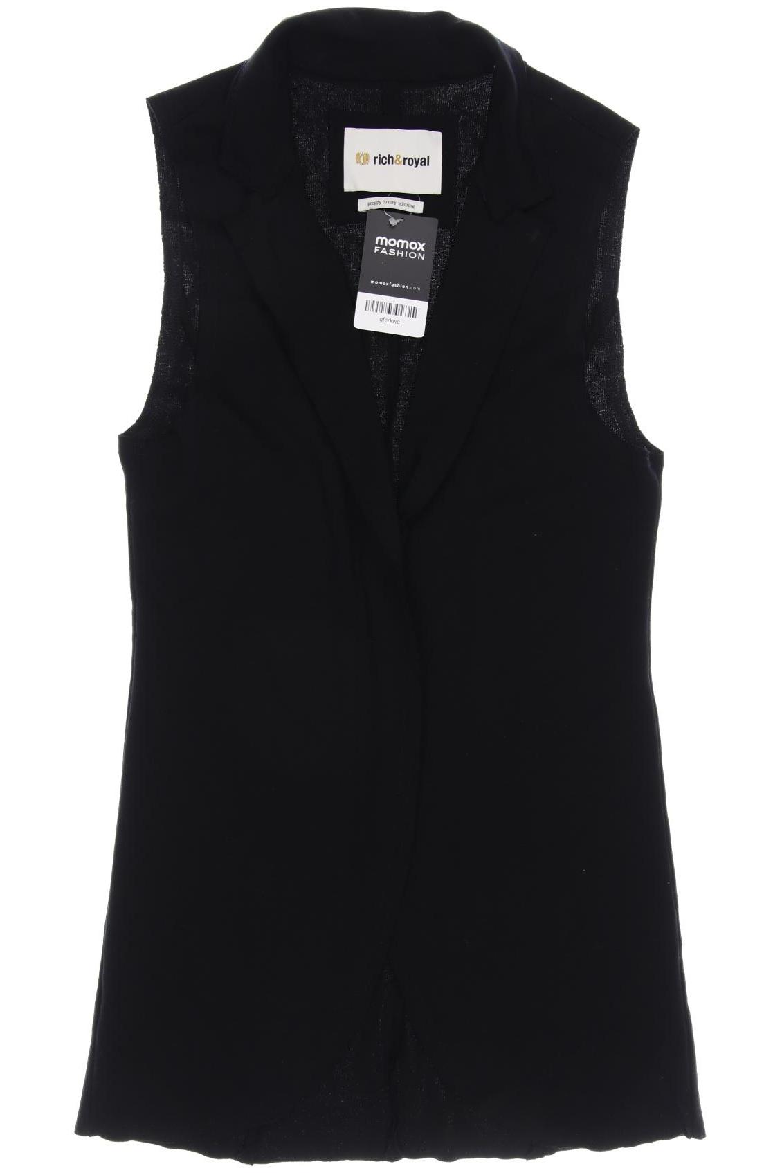 

Rich & Royal Damen Weste, schwarz, Gr. 36