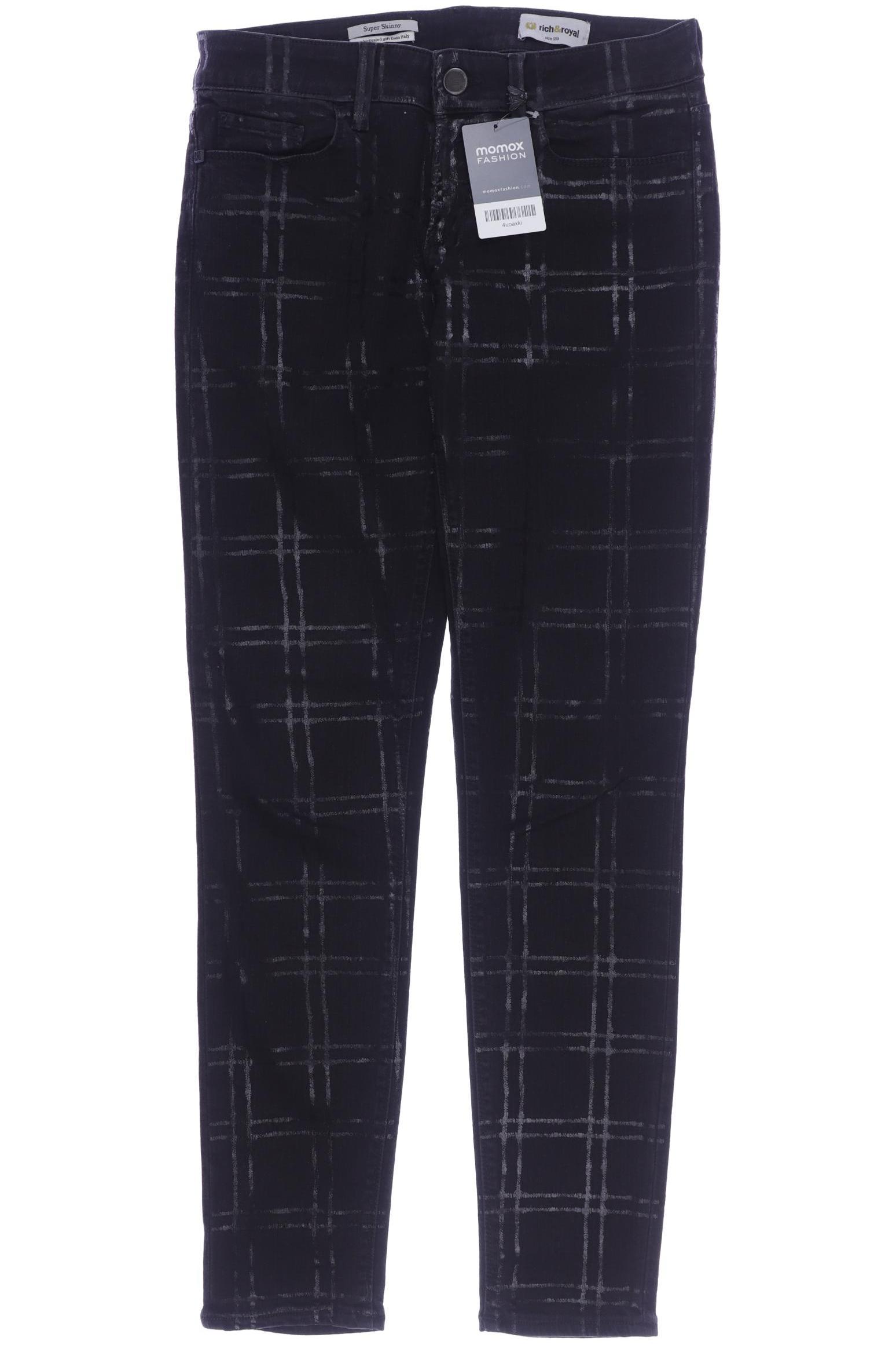 

Rich & Royal Damen Jeans, schwarz, Gr. 29