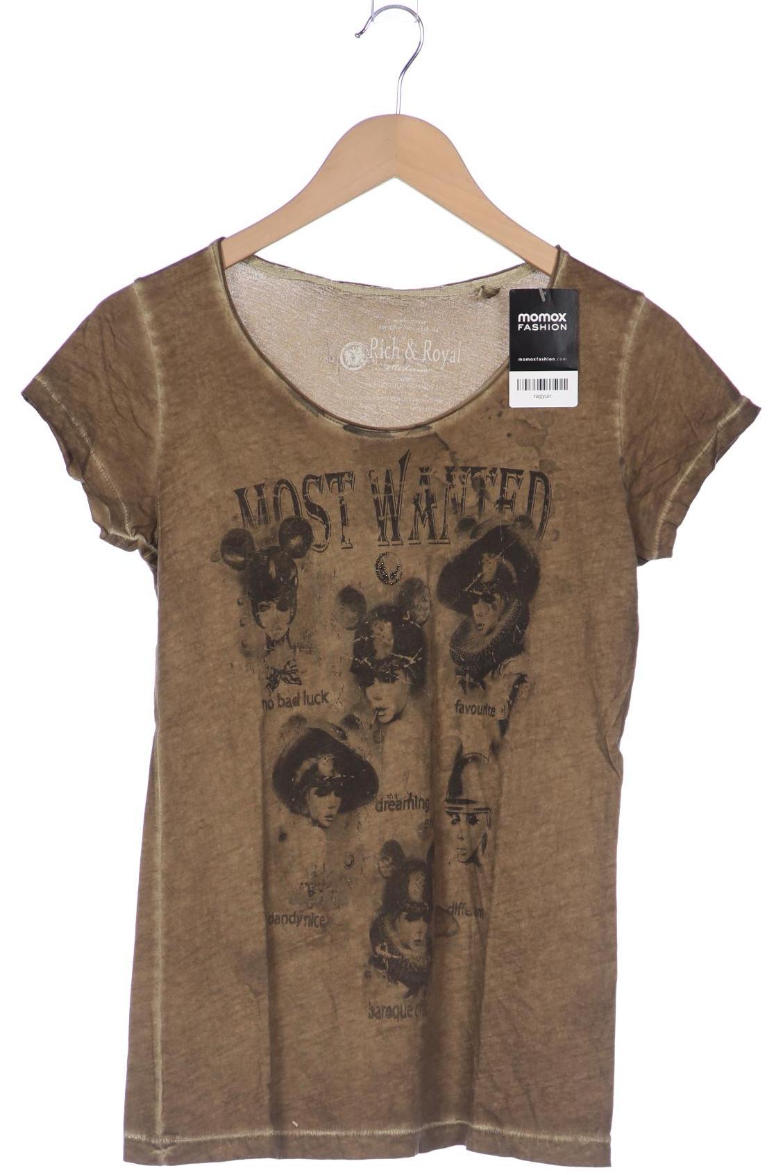 

Rich & Royal Damen T-Shirt, braun, Gr. 36