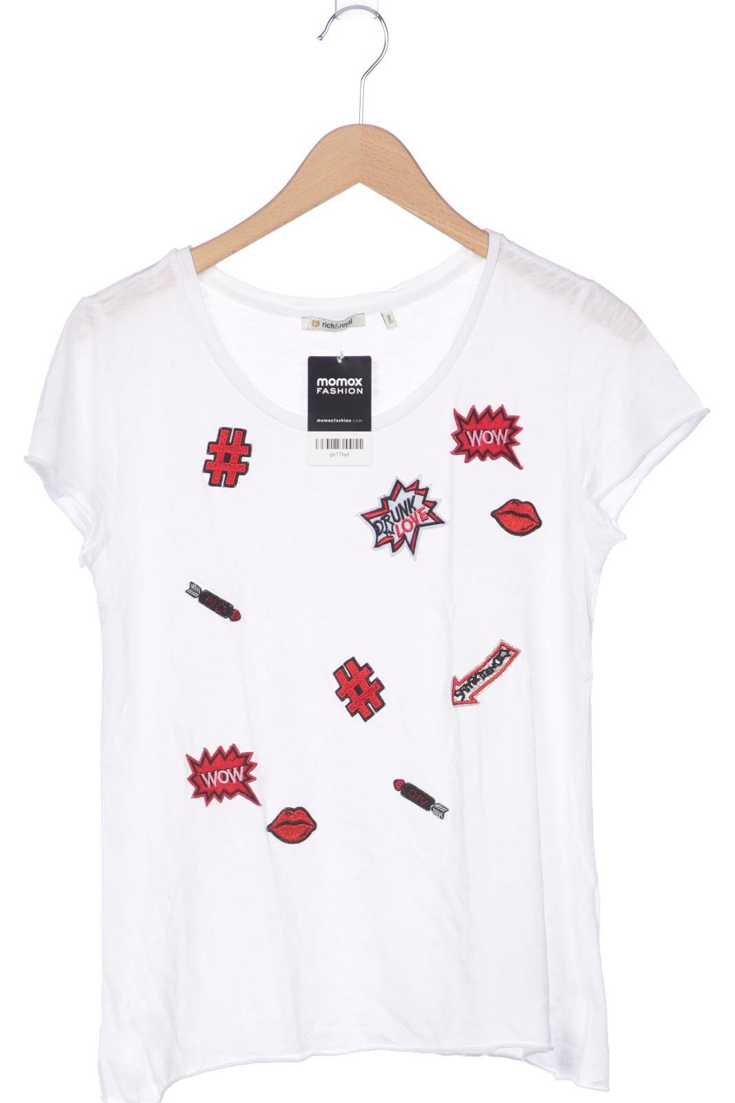 

Rich & Royal Damen T-Shirt, weiß, Gr. 36