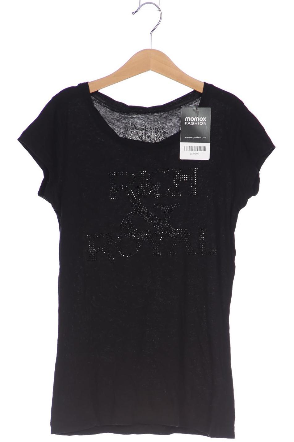 

Rich & Royal Damen T-Shirt, schwarz, Gr. 36