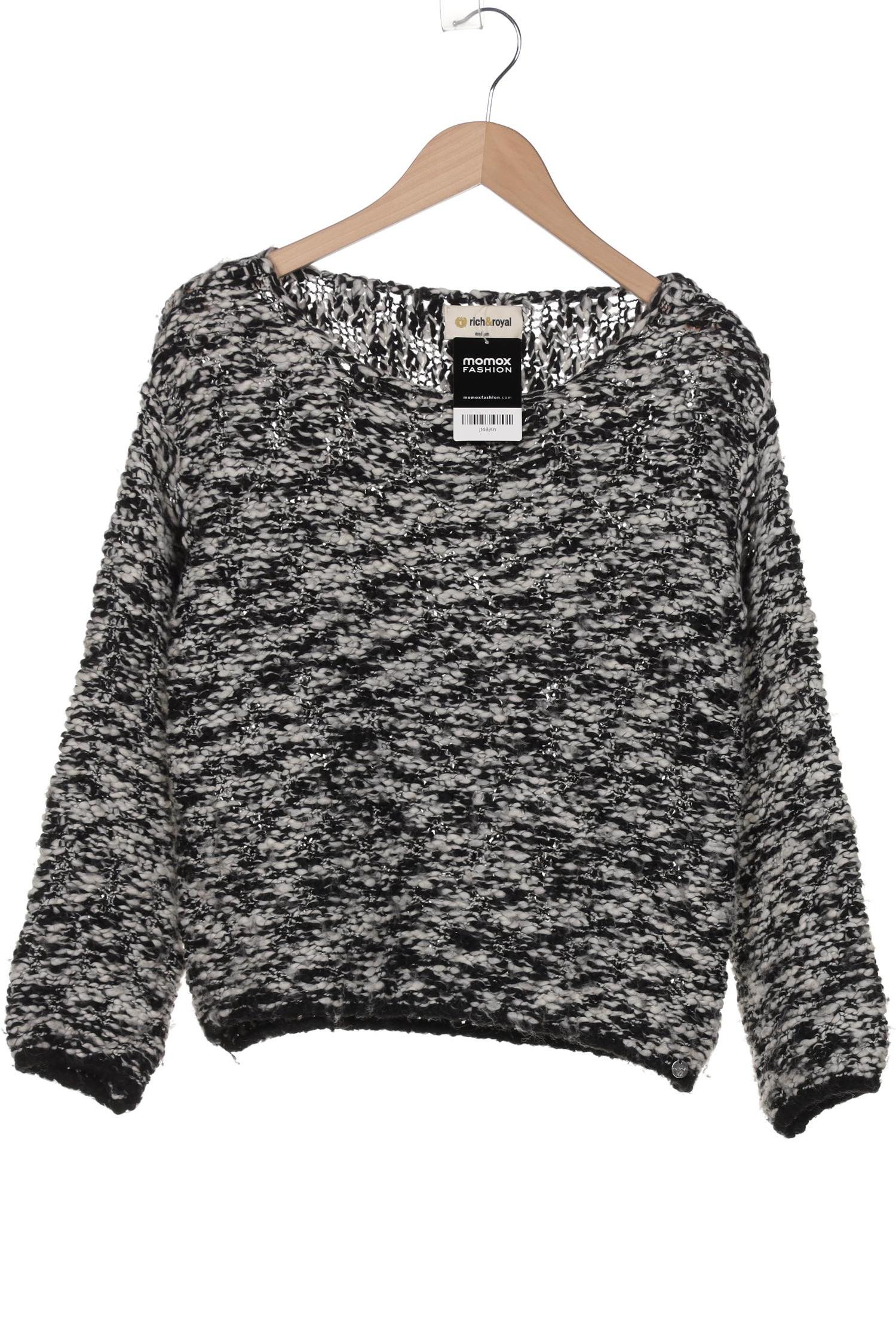 

Rich & Royal Damen Pullover, schwarz, Gr. 38