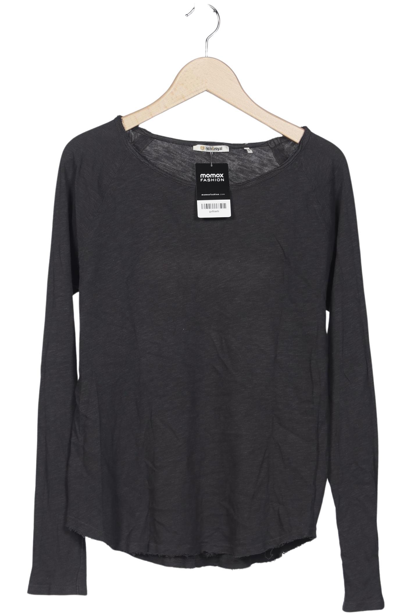 

Rich & Royal Damen Langarmshirt, grau, Gr. 42