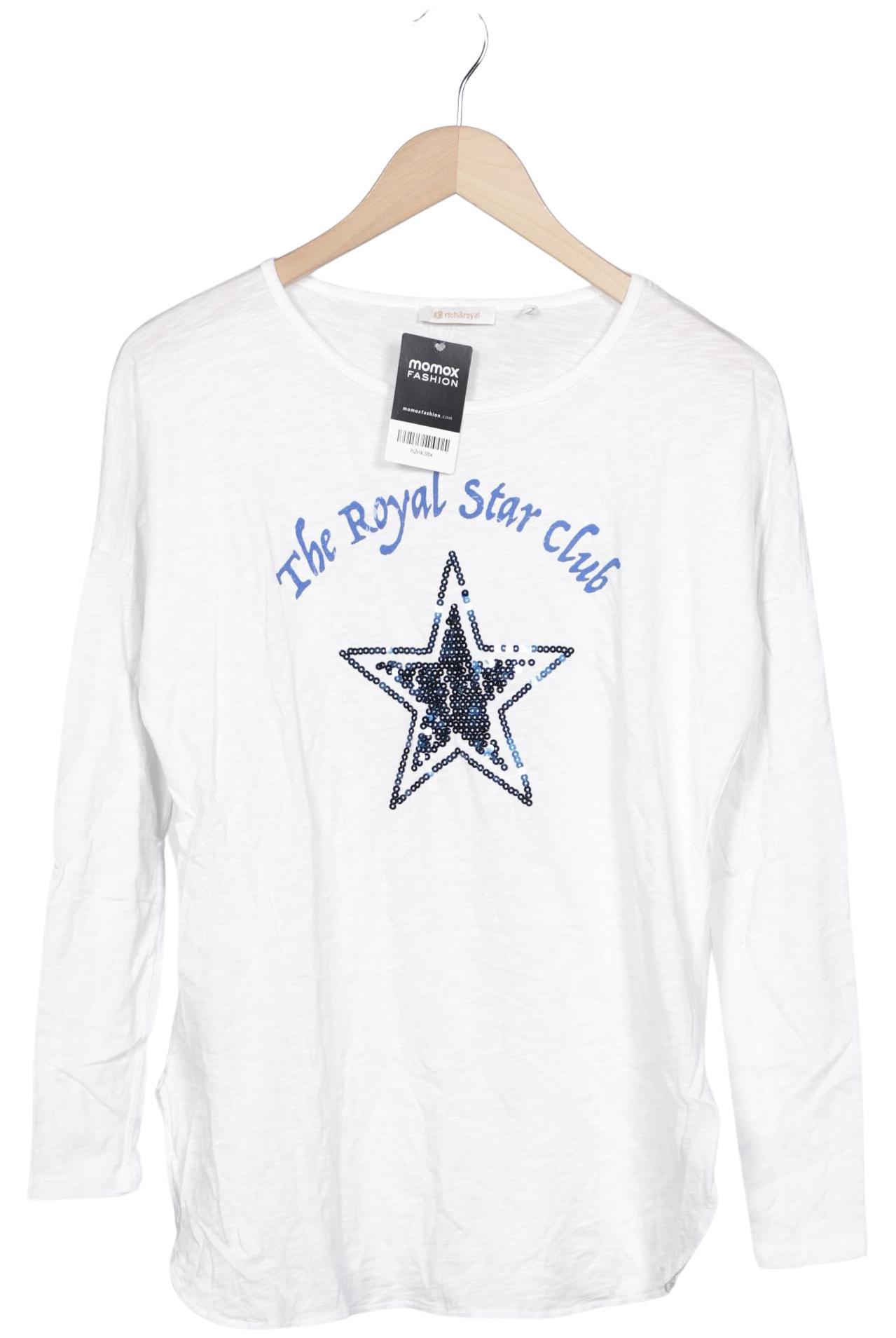 

Rich & Royal Damen Langarmshirt, weiß, Gr. 36