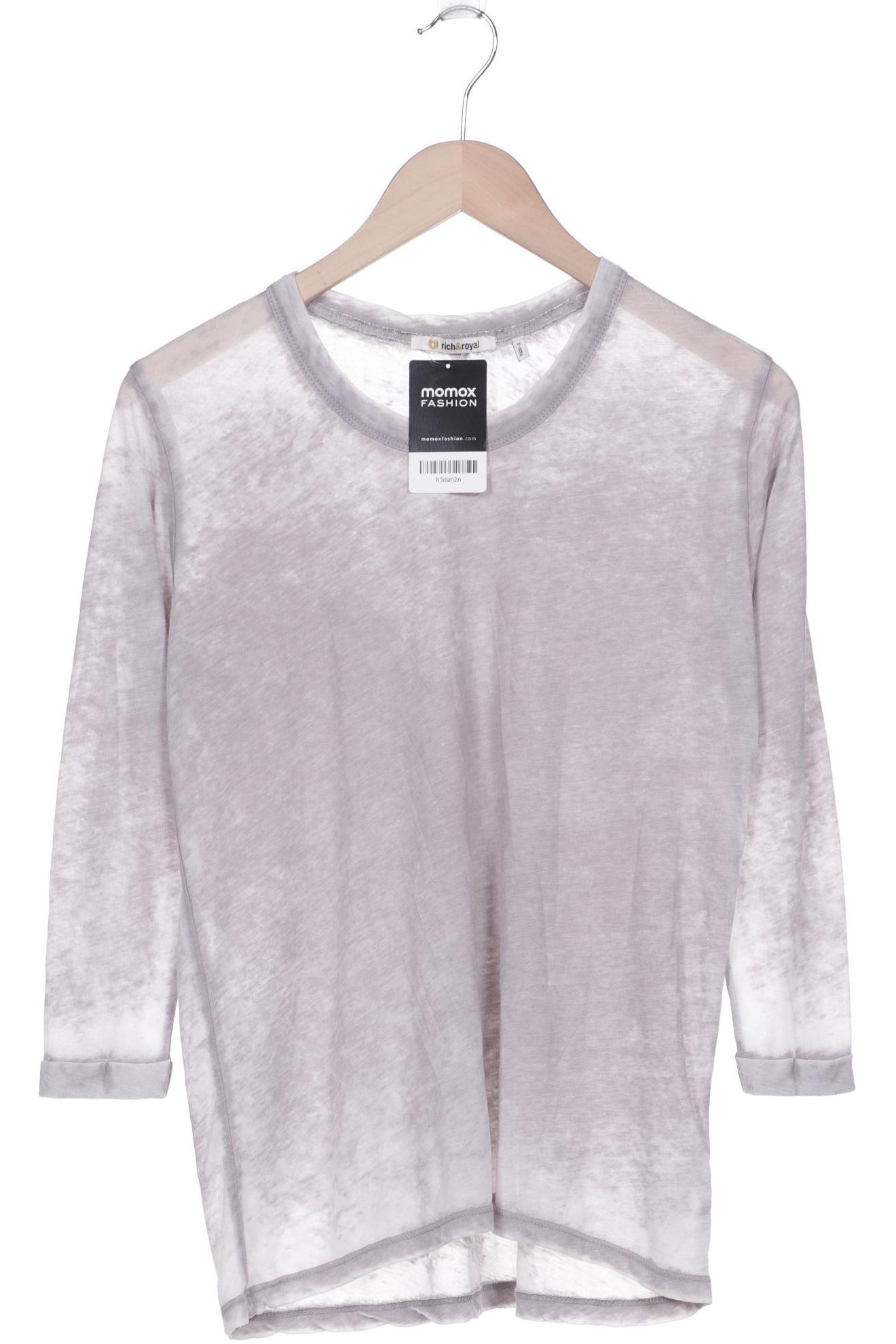 

Rich & Royal Damen Langarmshirt, grau, Gr. 34