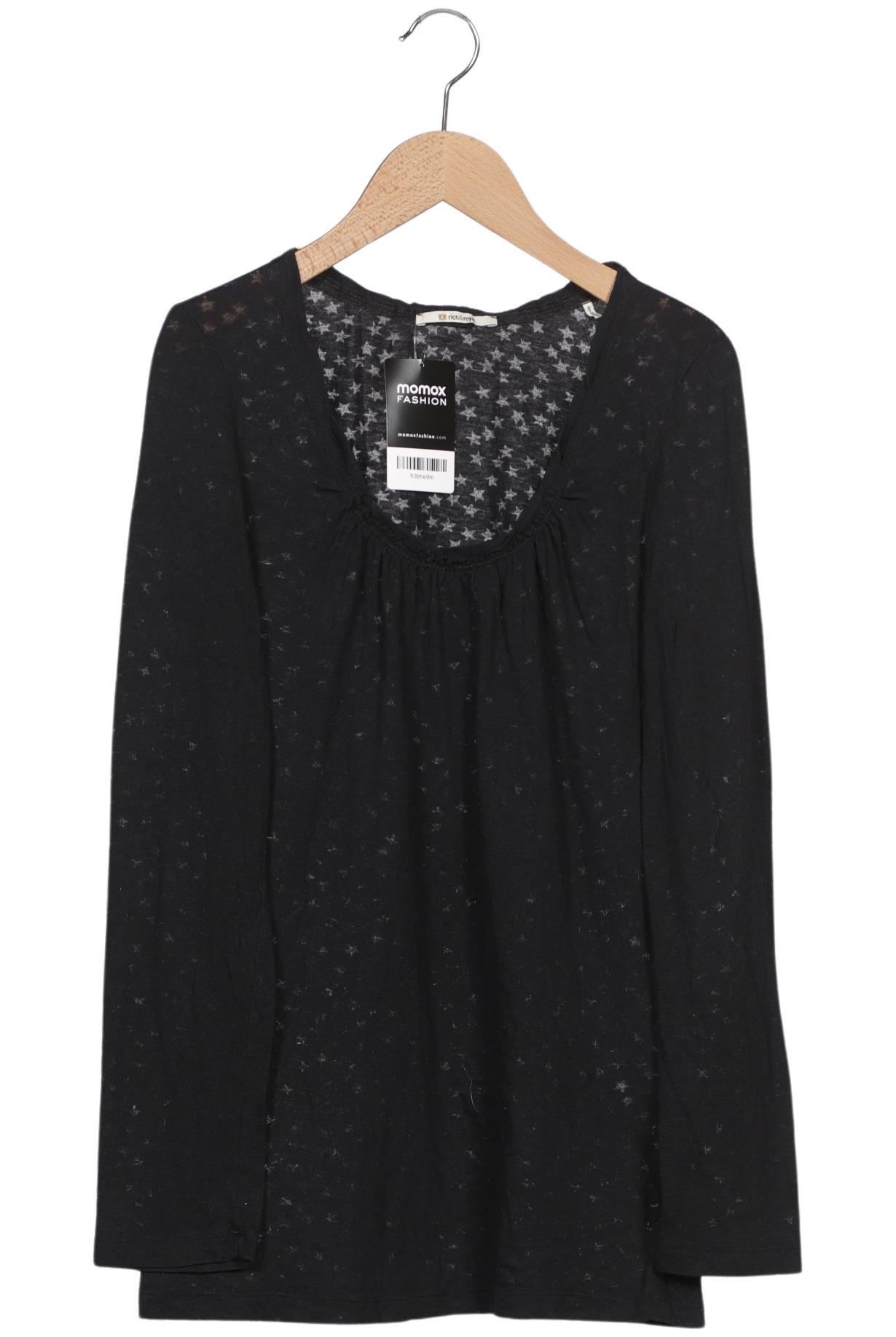 

Rich & Royal Damen Langarmshirt, schwarz, Gr. 38