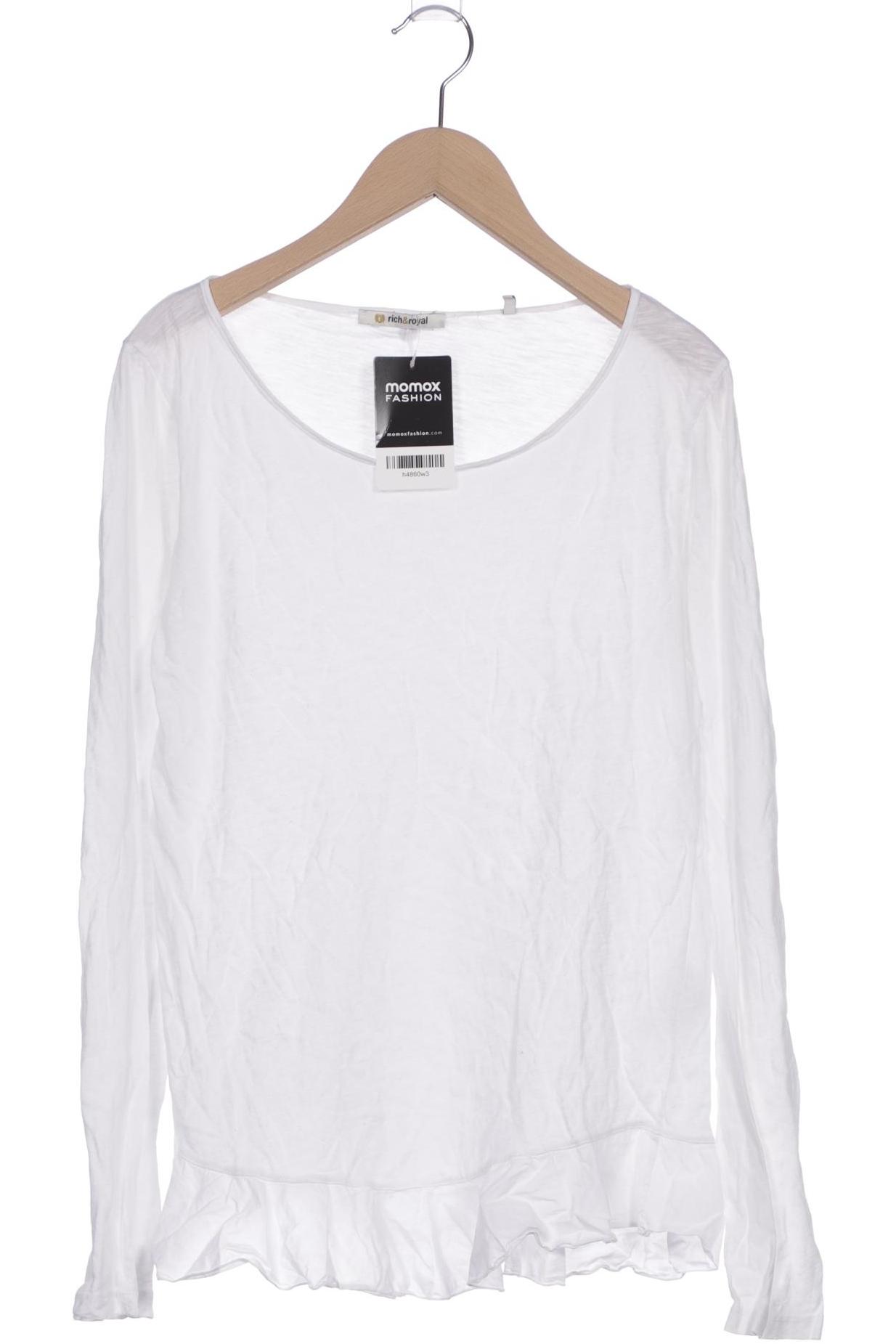 

Rich & Royal Damen Langarmshirt, weiß, Gr. 36