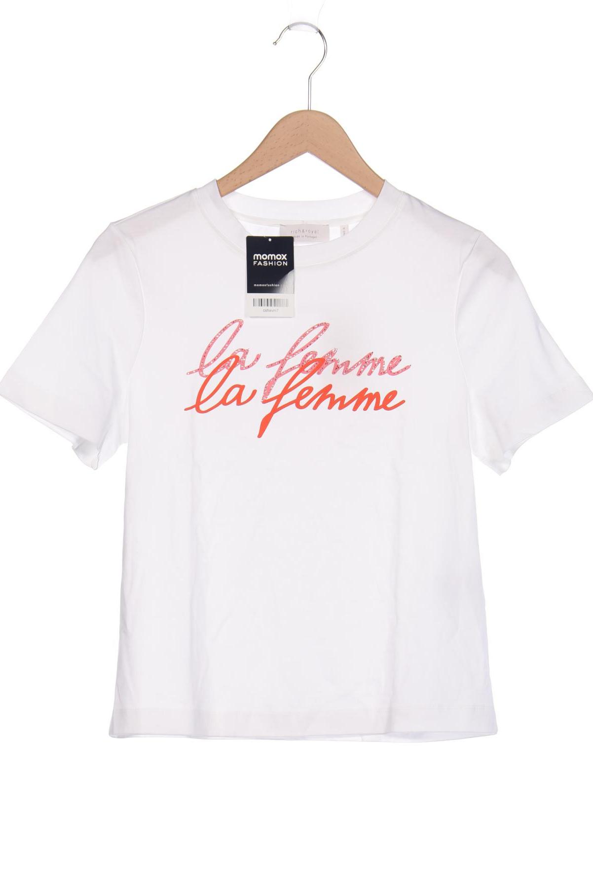 

Rich & Royal Damen T-Shirt, weiß, Gr. 34