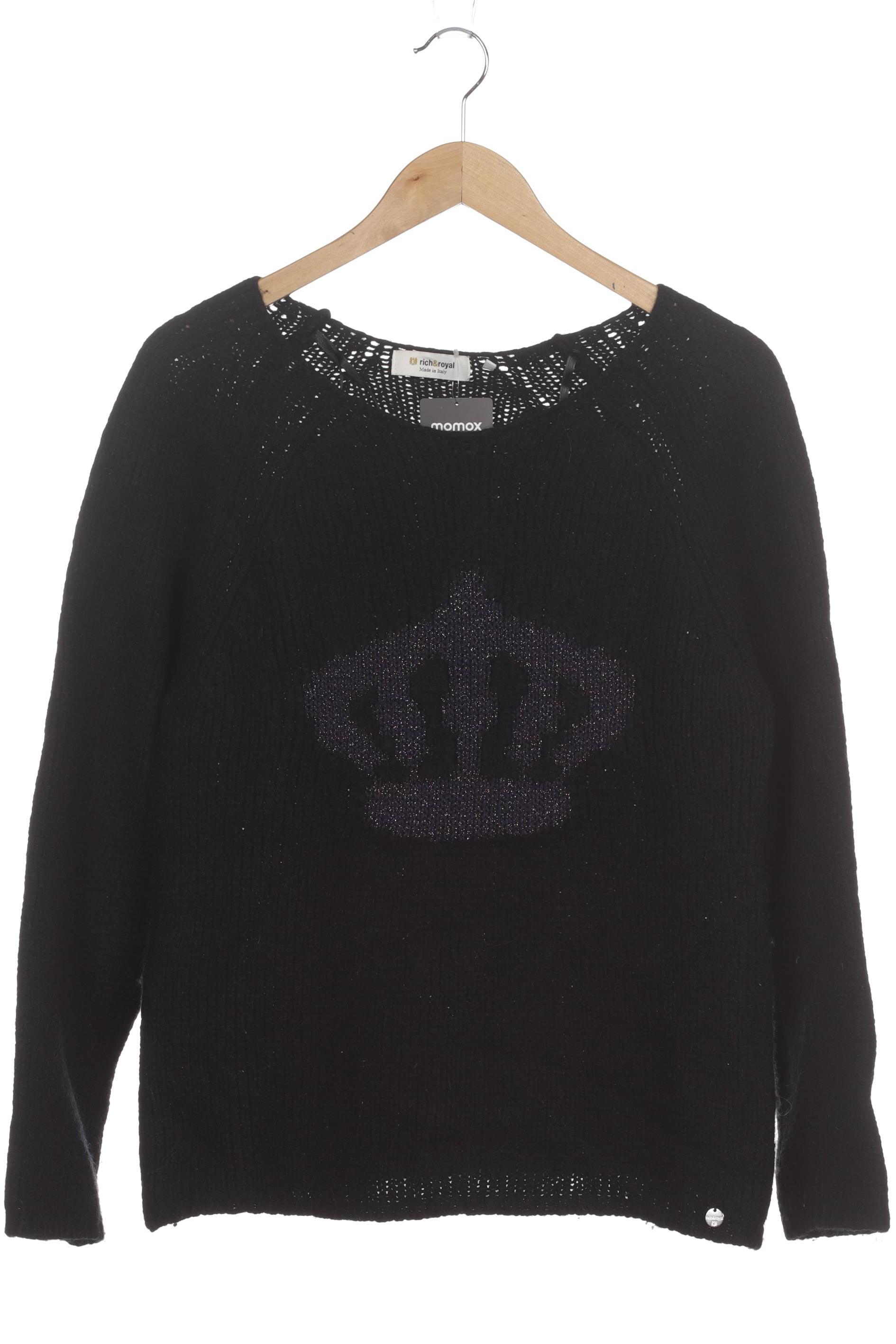 

Rich & Royal Damen Pullover, schwarz, Gr. 44