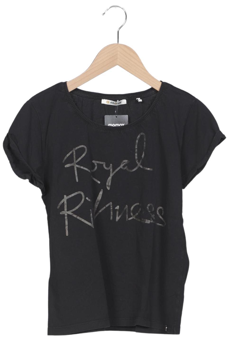 

Rich & Royal Damen T-Shirt, schwarz, Gr. 36