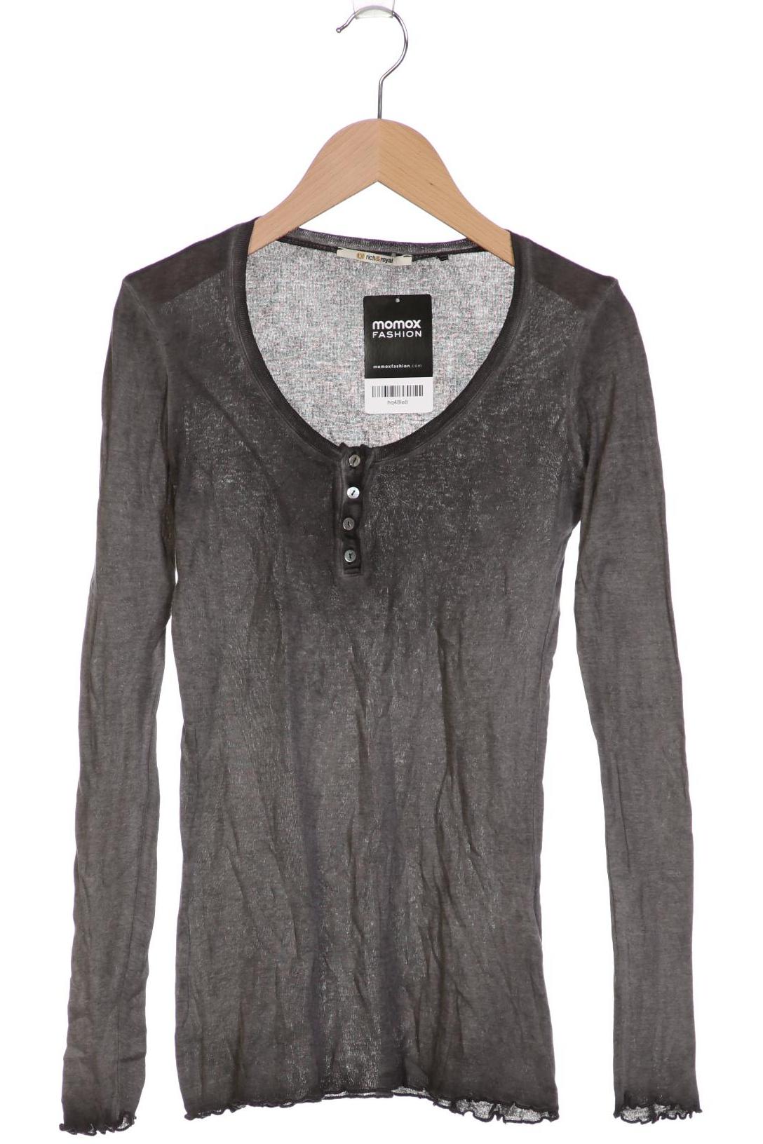 

Rich & Royal Damen Langarmshirt, grau, Gr. 34