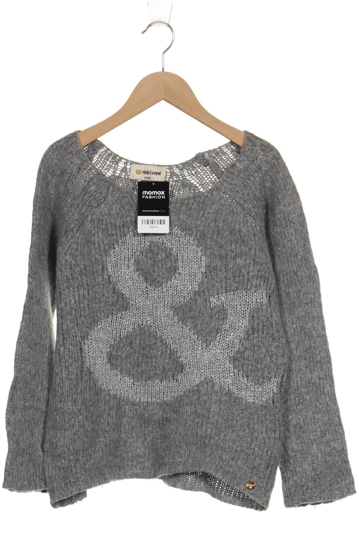 

Rich & Royal Damen Pullover, grau, Gr. 38