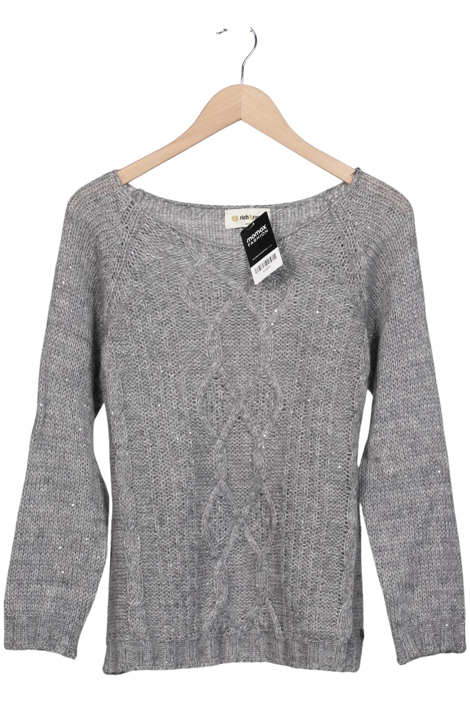 

Rich & Royal Damen Pullover, grau, Gr. 42