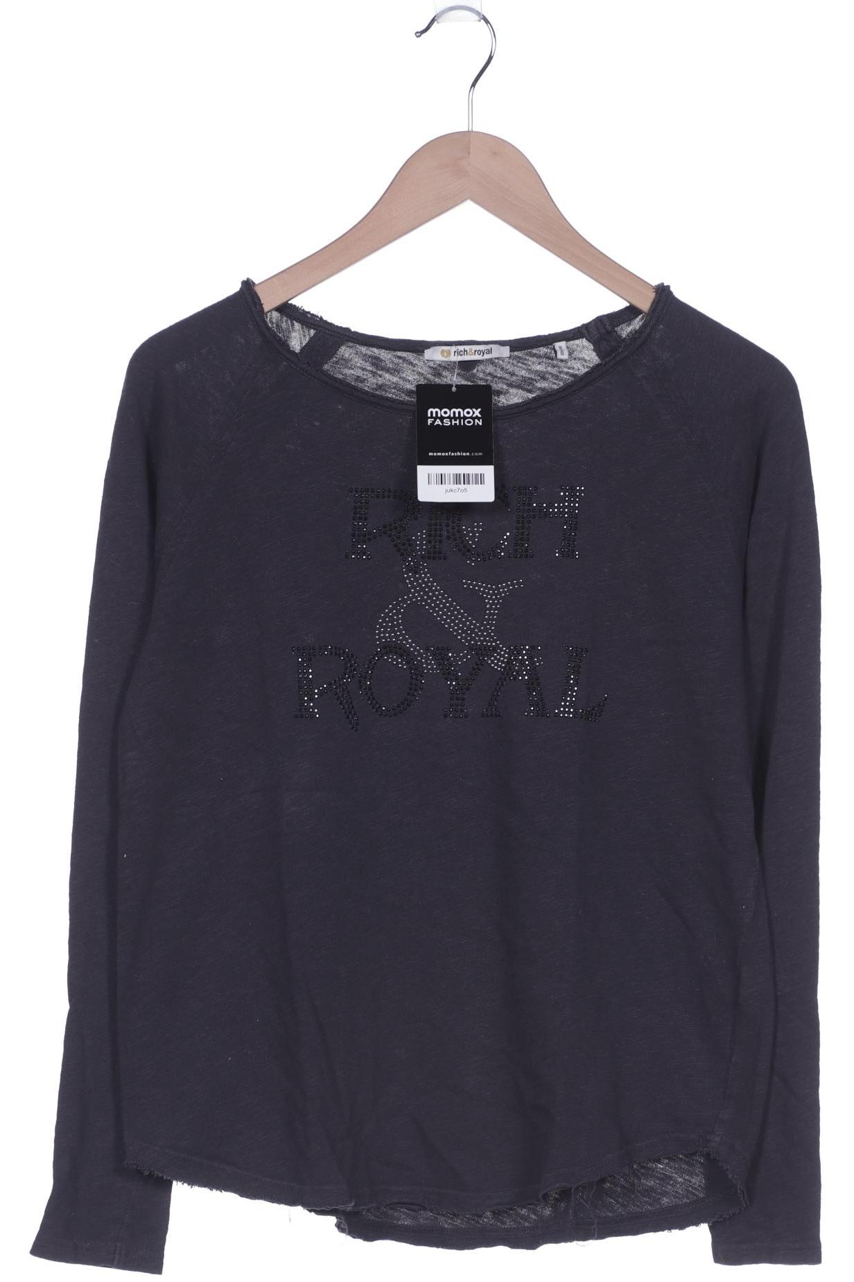 

Rich & Royal Damen Langarmshirt, grau, Gr. 38