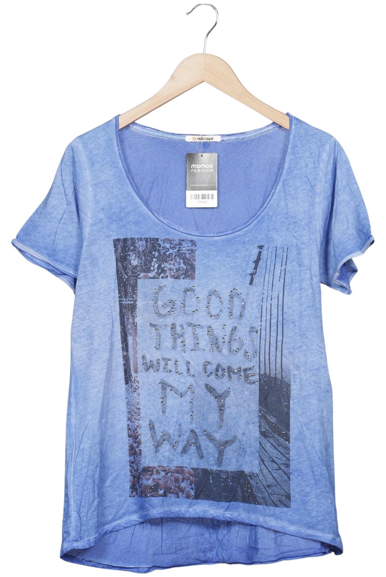 

Rich & Royal Damen T-Shirt, hellblau, Gr. 44