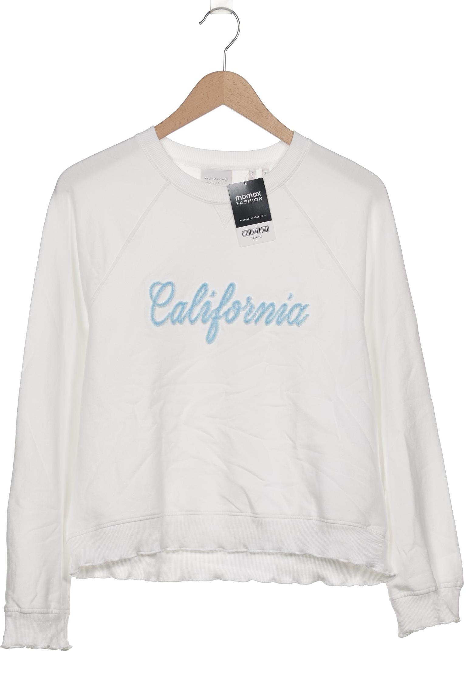 

Rich & Royal Damen Sweatshirt, weiß, Gr. 42