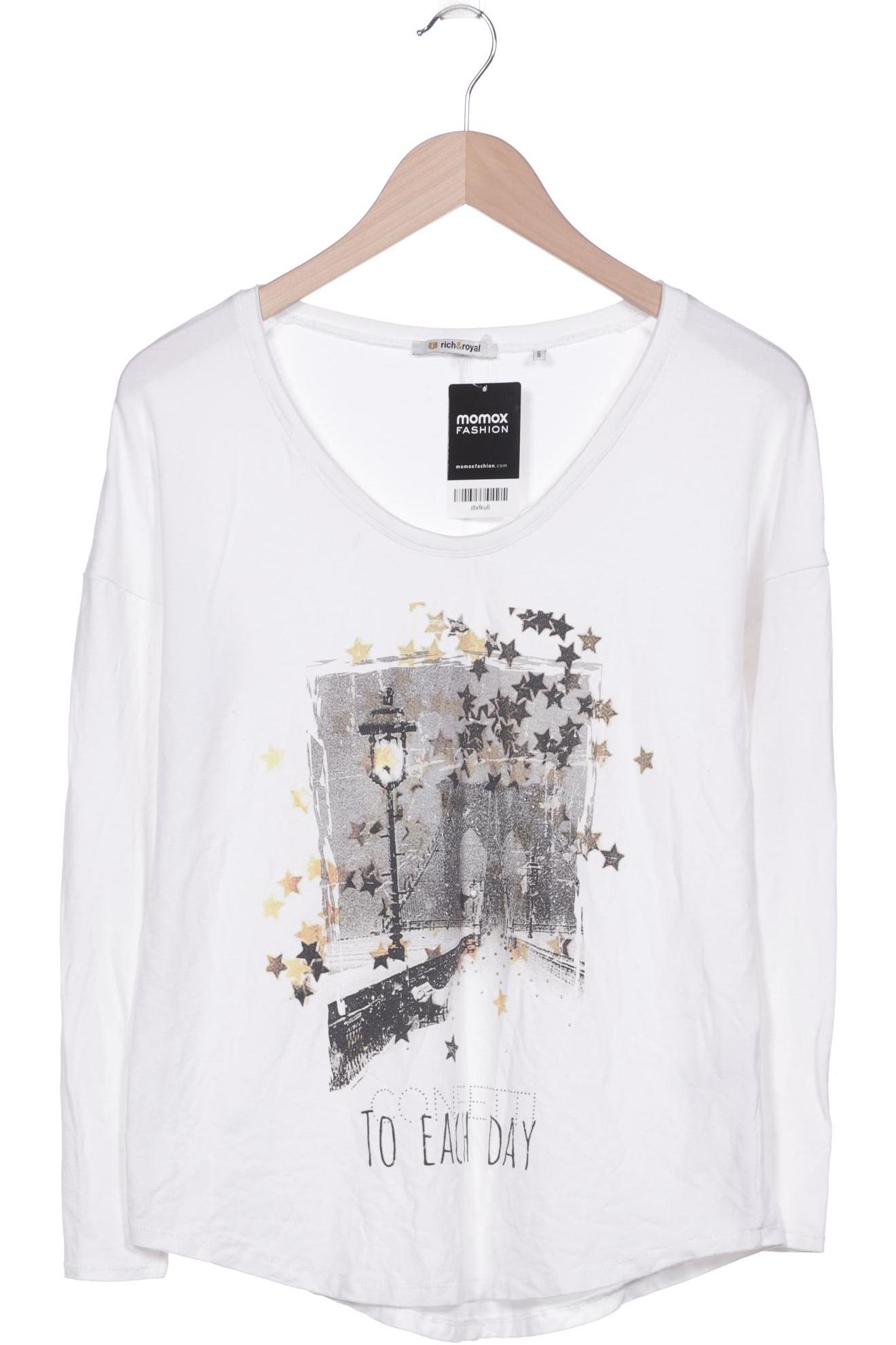 

Rich&Royal Damen Langarmshirt, weiß