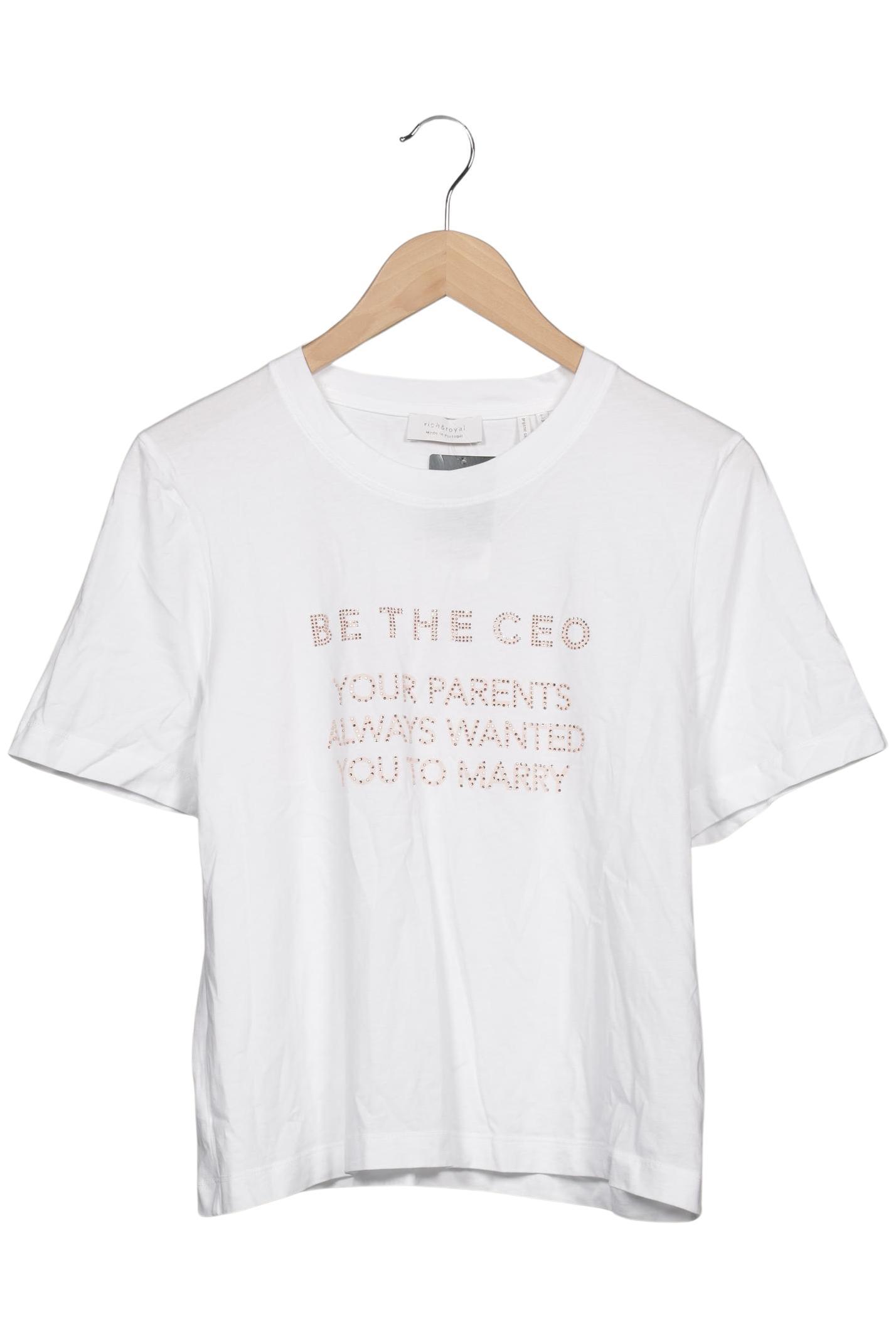 

Rich & Royal Damen T-Shirt, weiß, Gr. 44