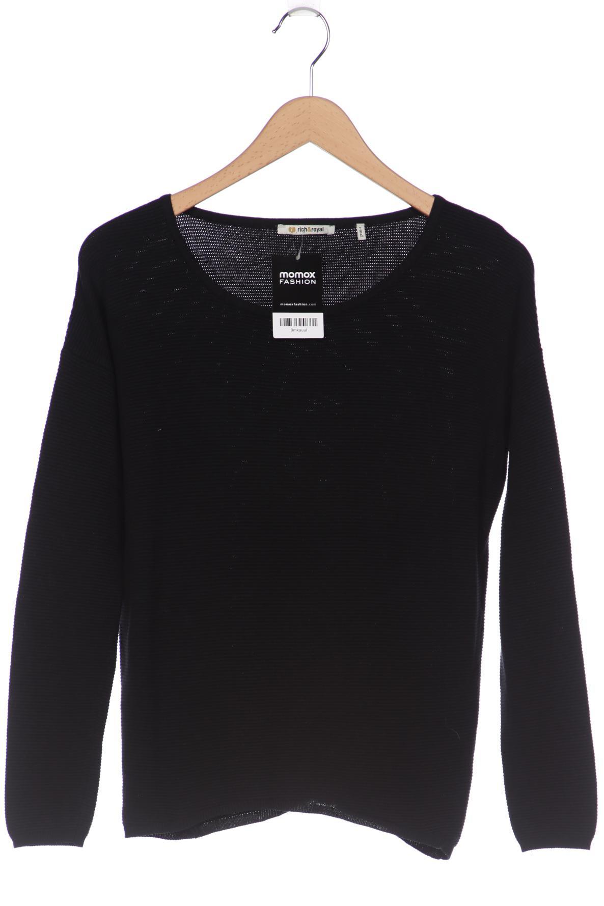 

Rich & Royal Damen Pullover, schwarz, Gr. 34