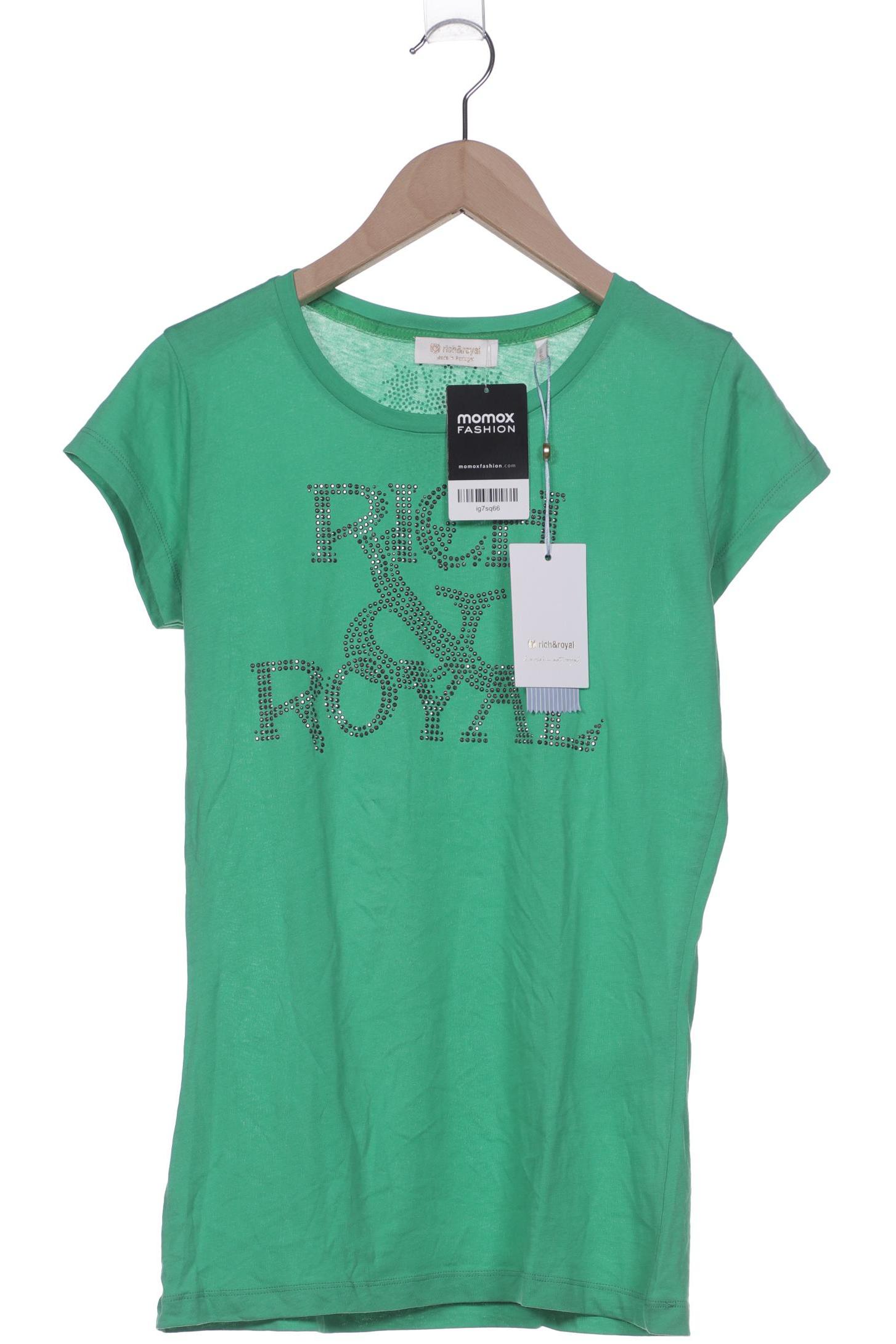 

Rich & Royal Damen T-Shirt, grün, Gr. 36