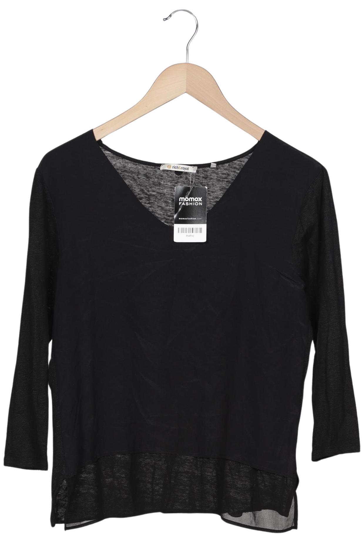 

Rich & Royal Damen Langarmshirt, schwarz, Gr. 36