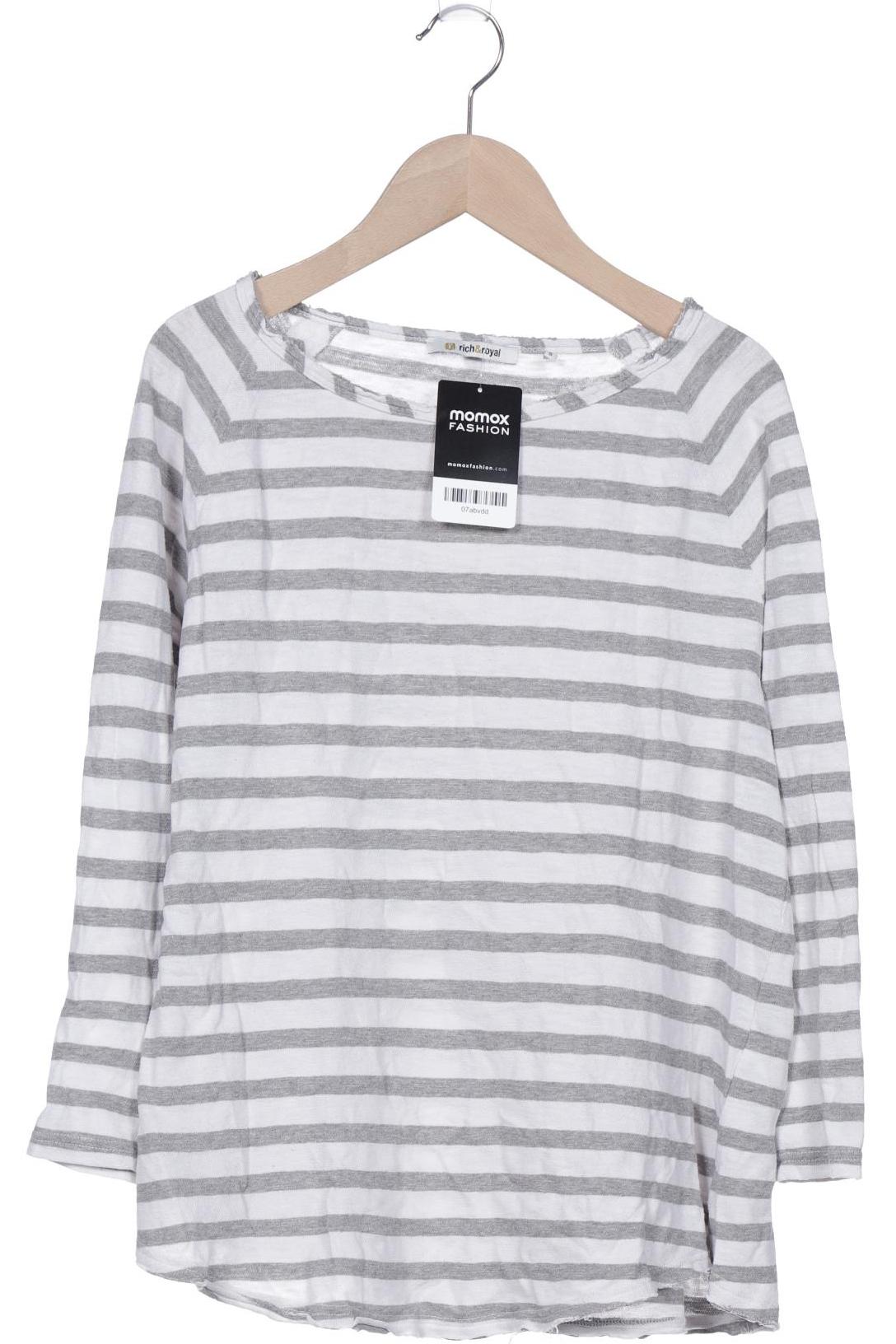 

Rich & Royal Damen Langarmshirt, grau, Gr. 38
