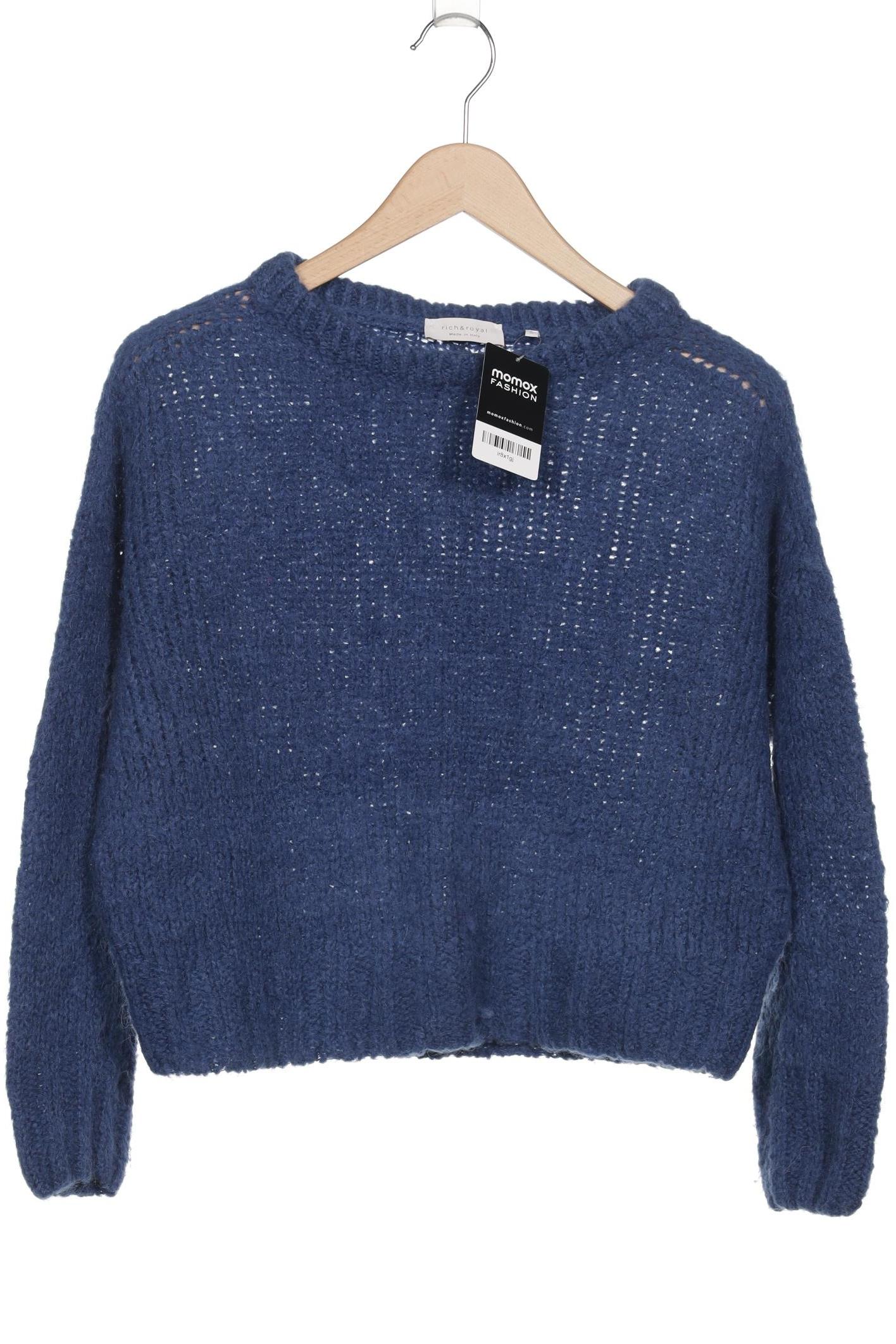 

Rich & Royal Damen Pullover, blau, Gr. 34