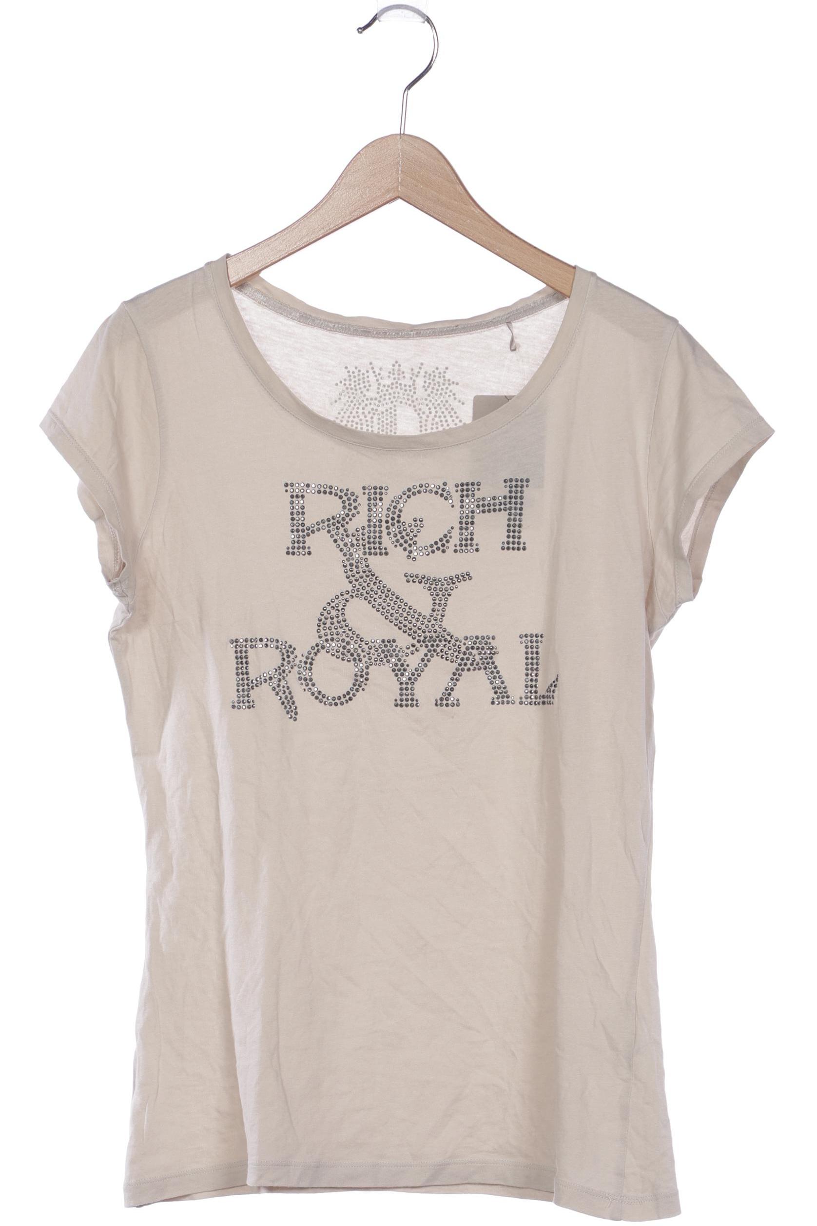 

Rich & Royal Damen T-Shirt, beige, Gr. 38