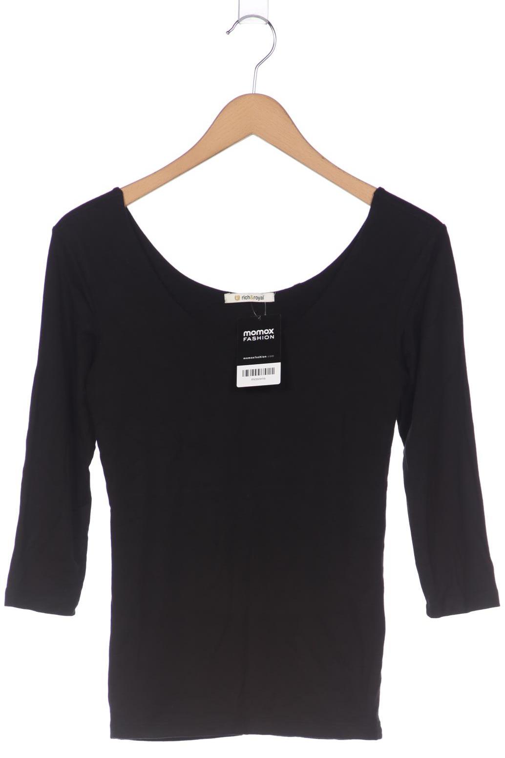 

Rich & Royal Damen Langarmshirt, schwarz, Gr. 36