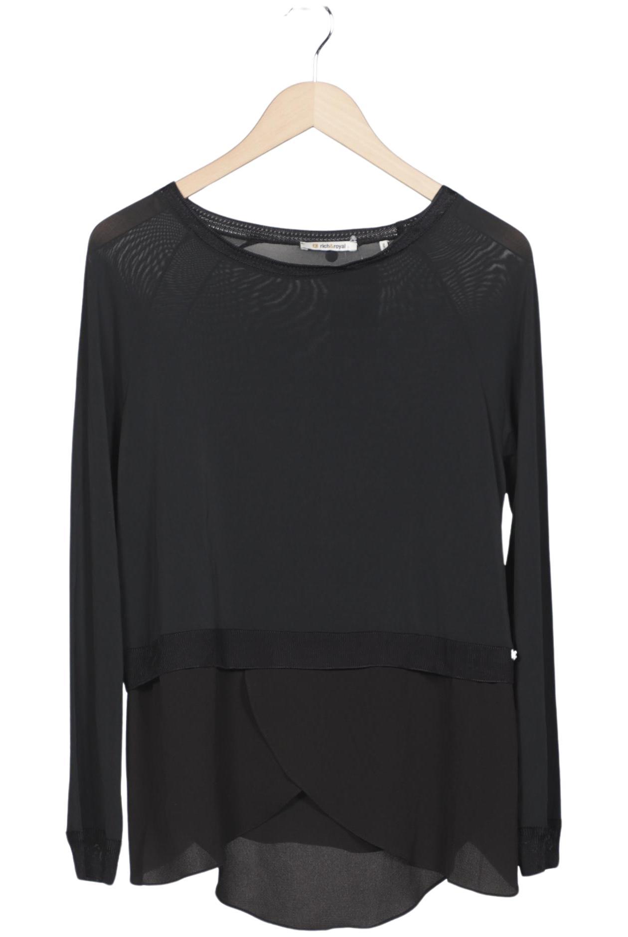 

Rich & Royal Damen Langarmshirt, schwarz, Gr. 38