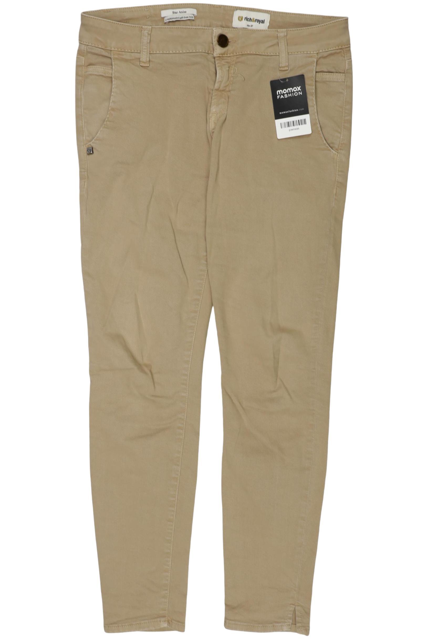 

Rich & Royal Damen Jeans, beige, Gr. 27