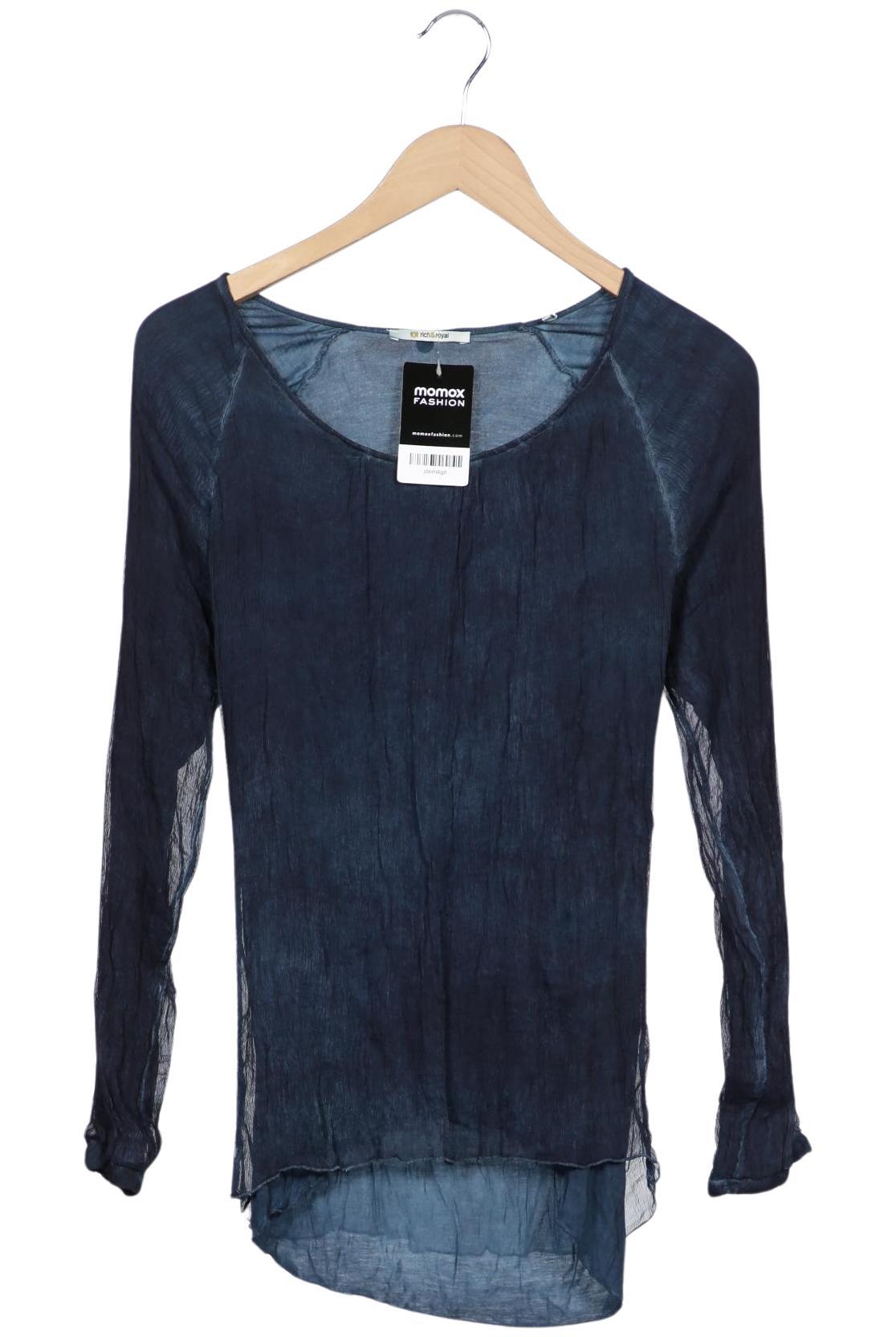 

Rich & Royal Damen Langarmshirt, marineblau, Gr. 36