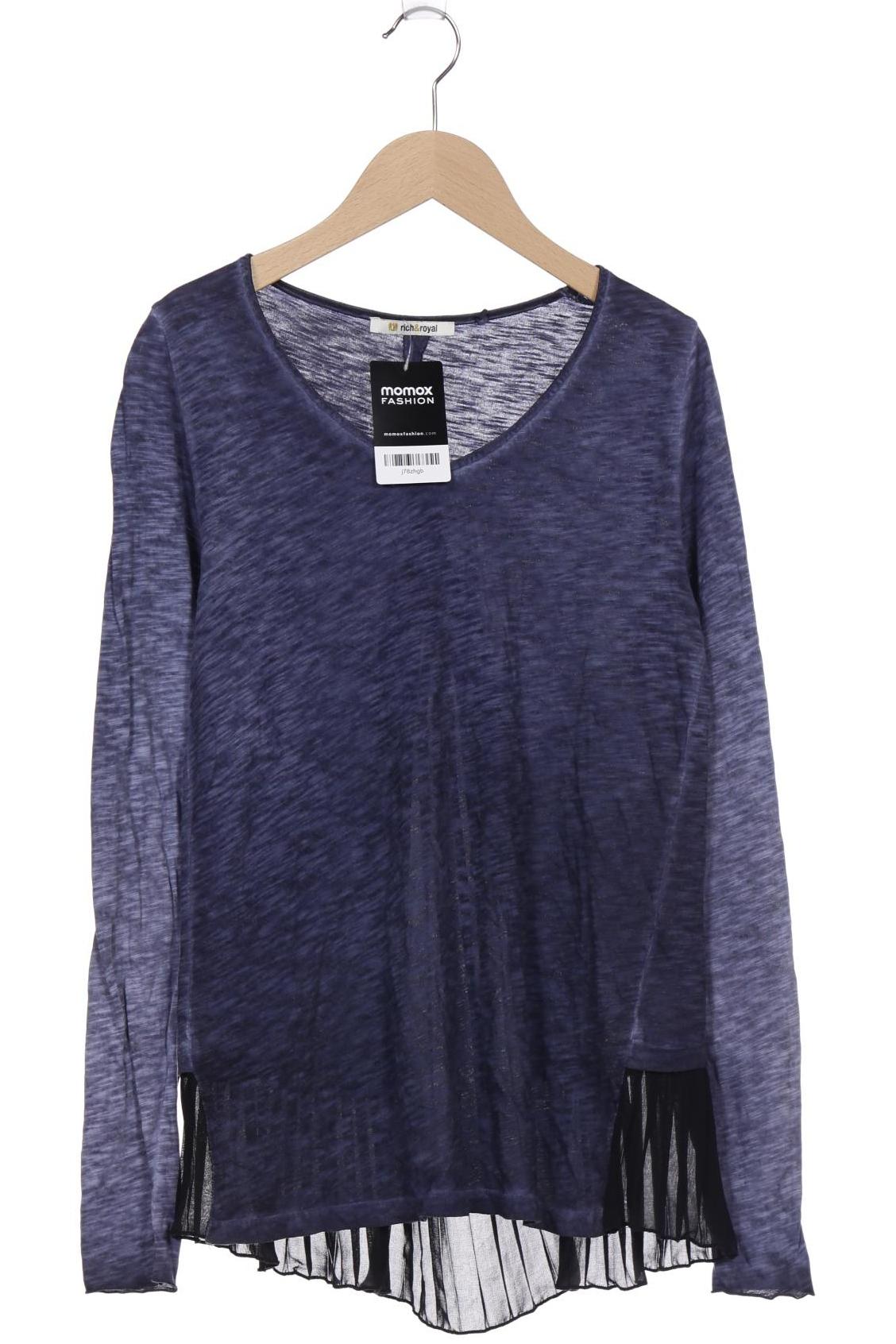 

Rich & Royal Damen Langarmshirt, marineblau, Gr. 34