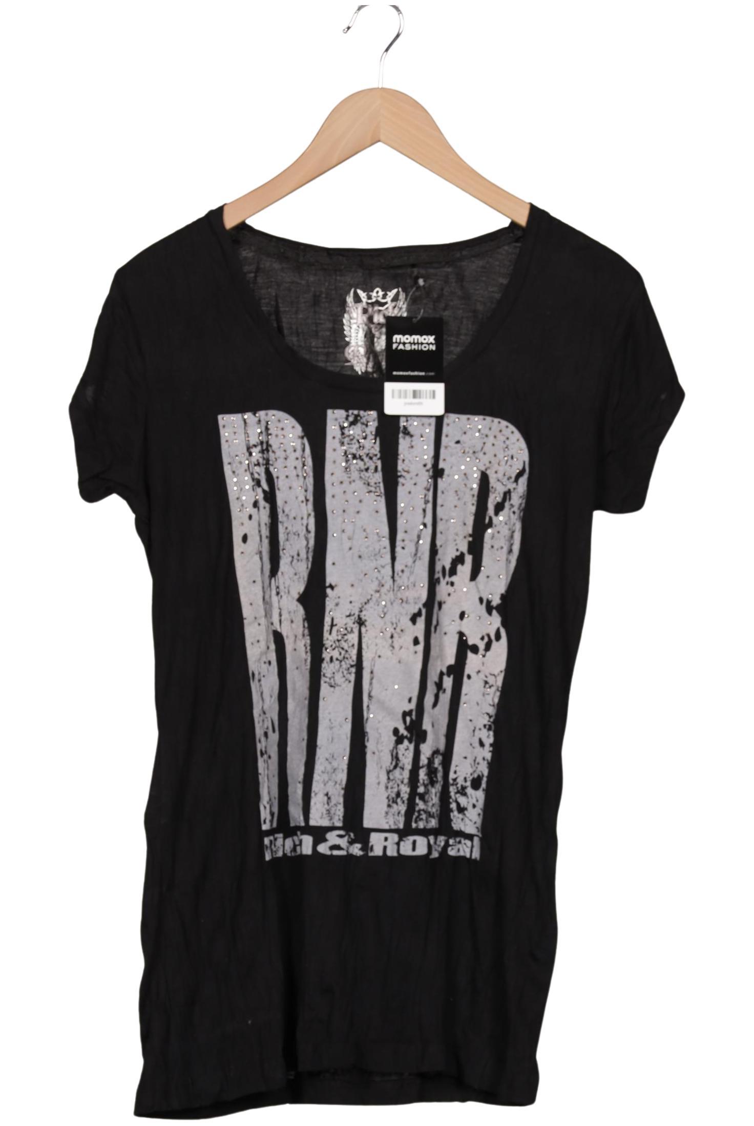 

Rich & Royal Damen T-Shirt, schwarz, Gr. 38