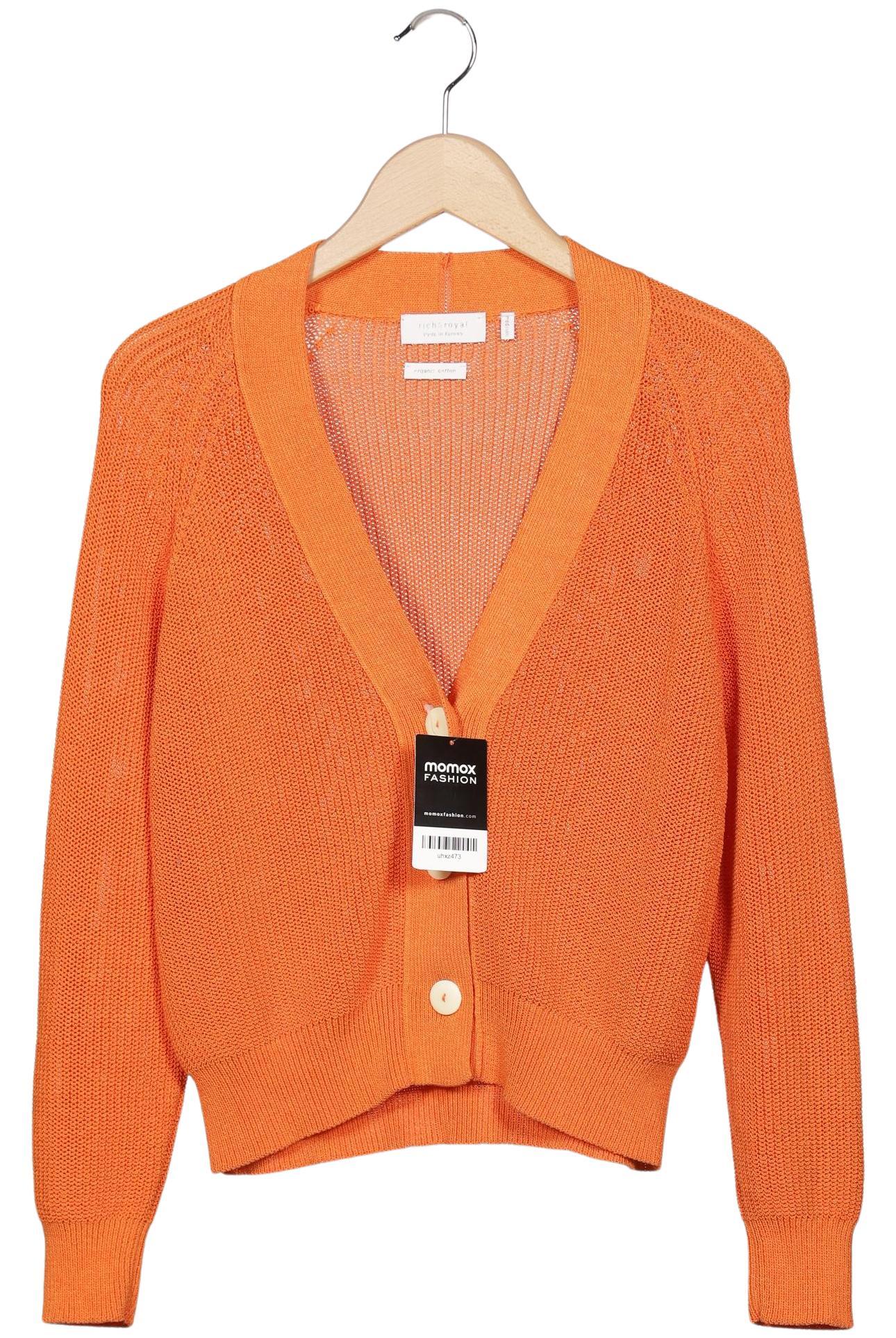 

Rich & Royal Damen Strickjacke, orange, Gr. 38