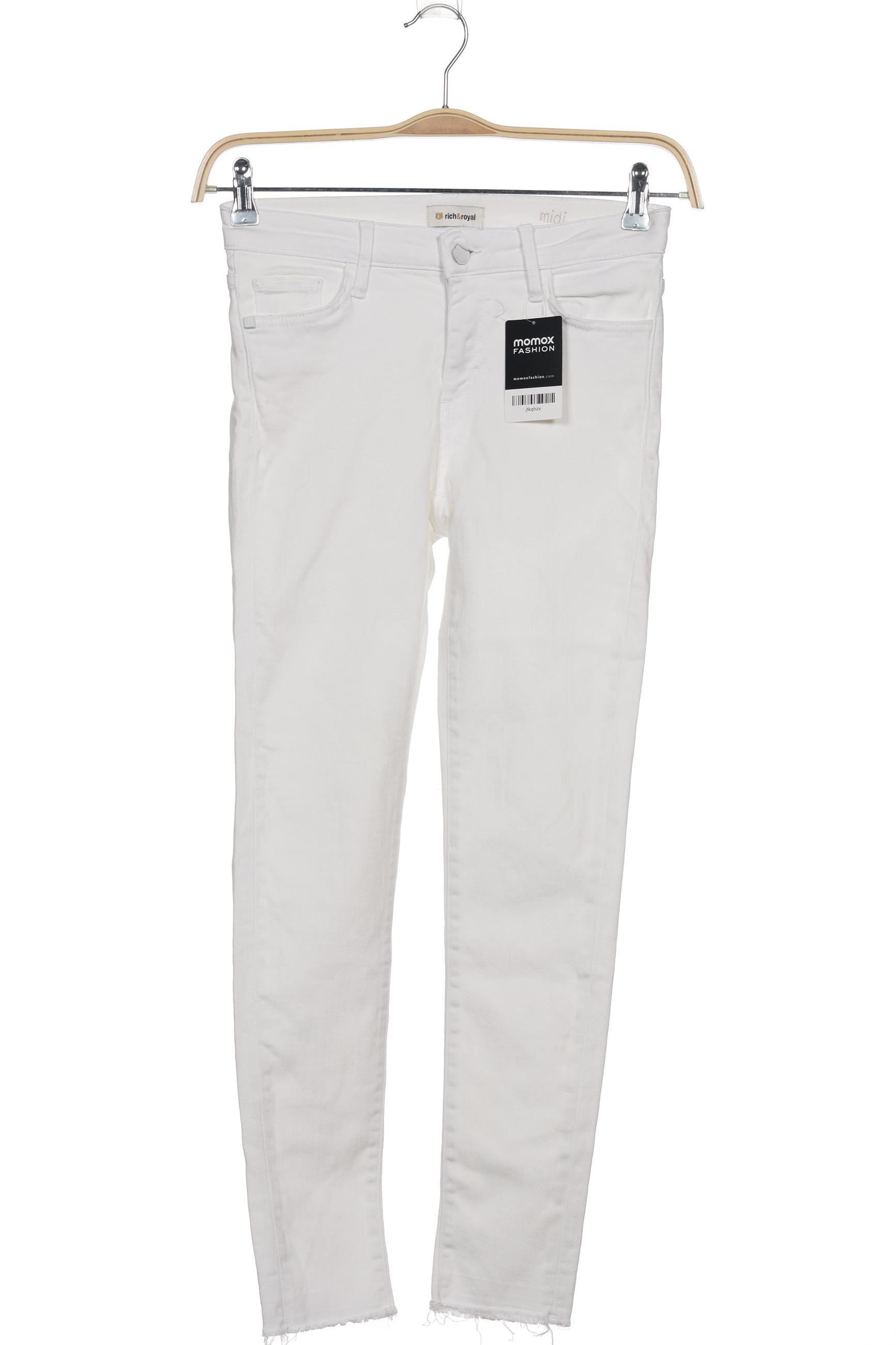 

Rich & Royal Damen Jeans, weiß, Gr. 26