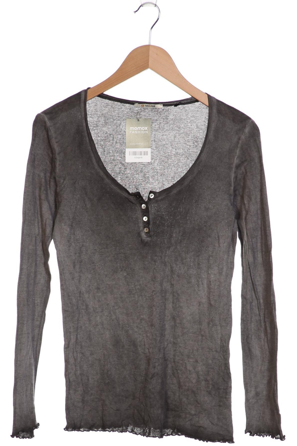 

Rich & Royal Damen Langarmshirt, grau, Gr. 42