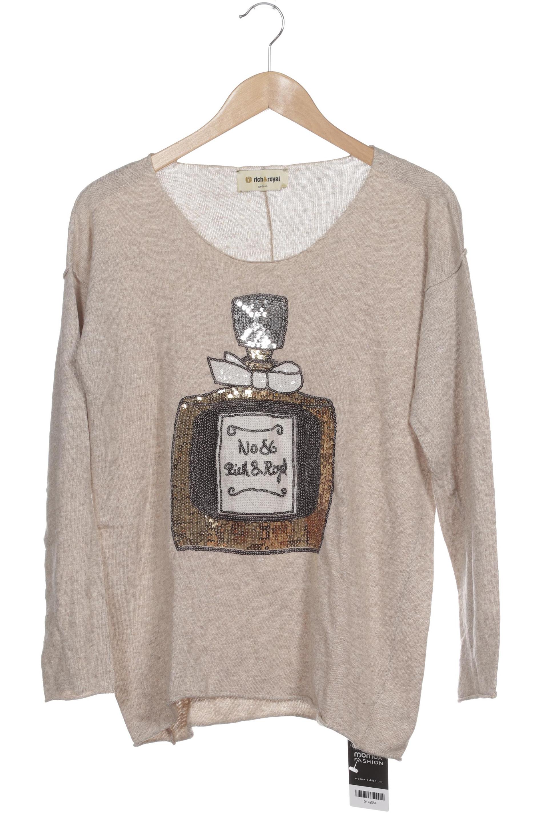 

Rich & Royal Damen Pullover, beige, Gr. 38