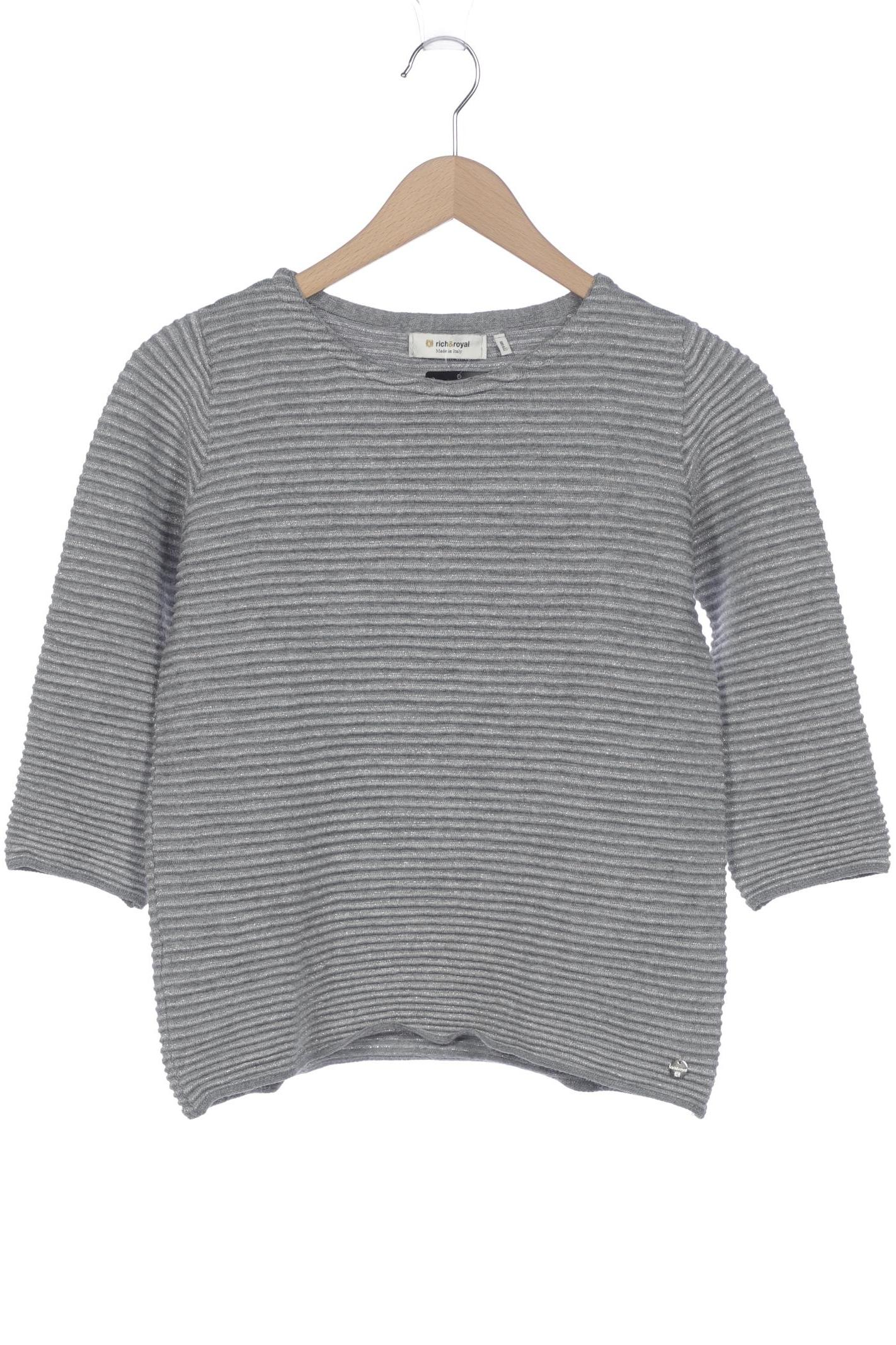 

Rich & Royal Damen Pullover, grau, Gr. 36