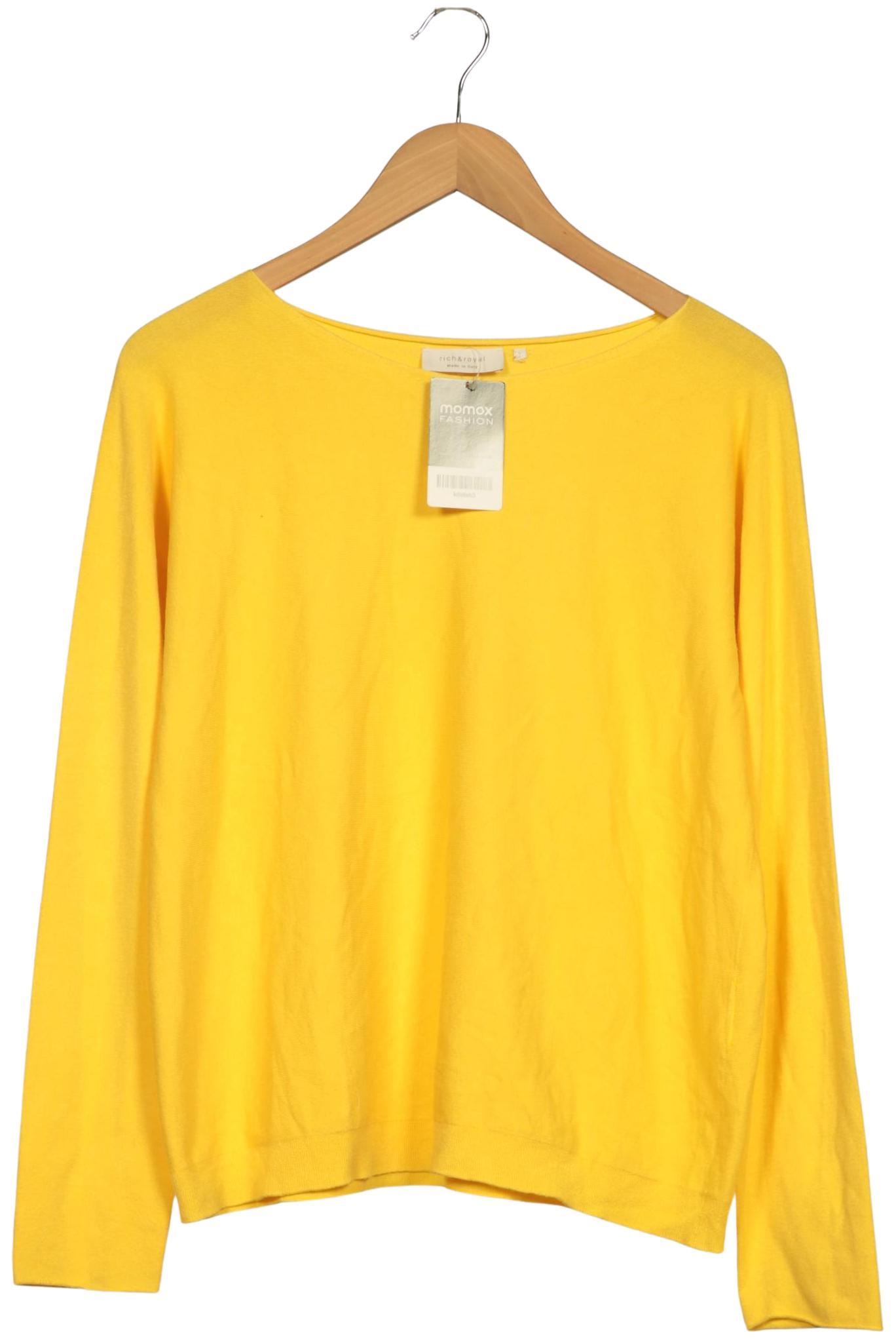 

Rich & Royal Damen Pullover, gelb, Gr. 44