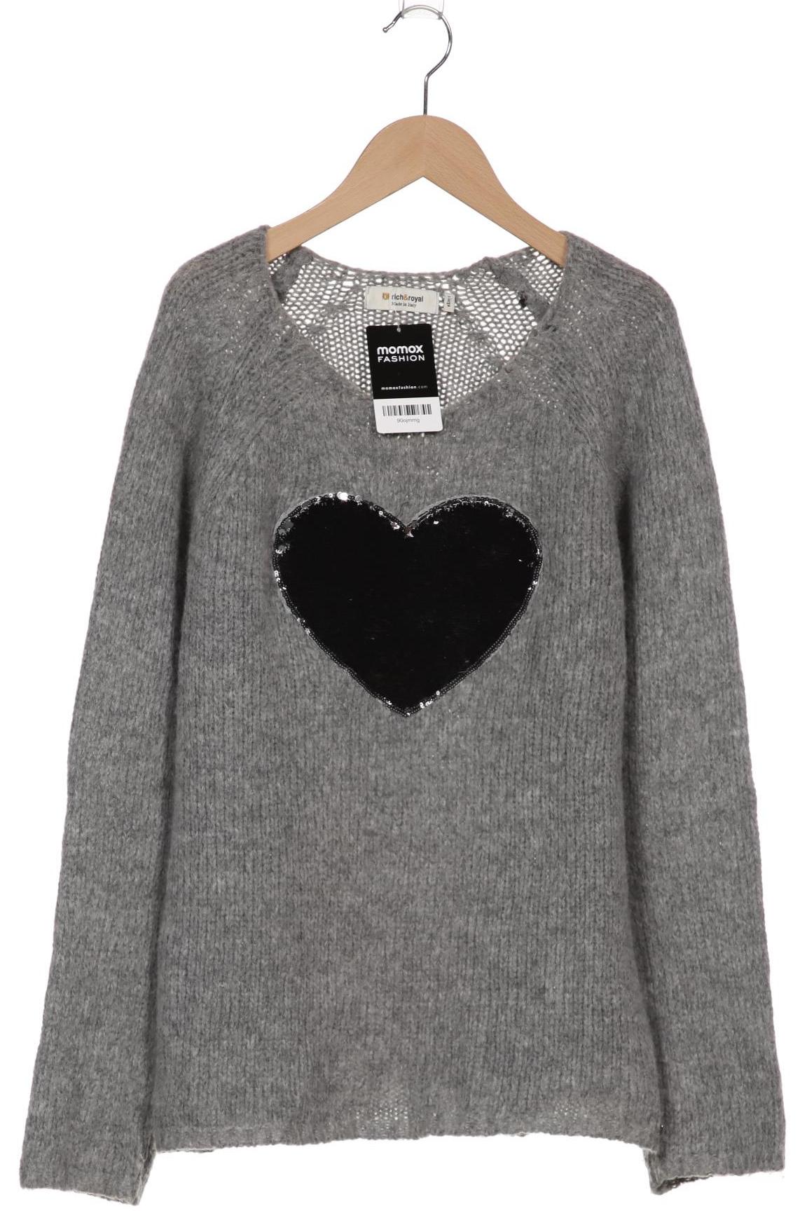 

Rich & Royal Damen Pullover, grau
