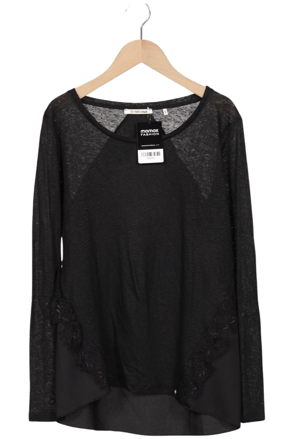 

Rich & Royal Damen Langarmshirt, schwarz, Gr. 36