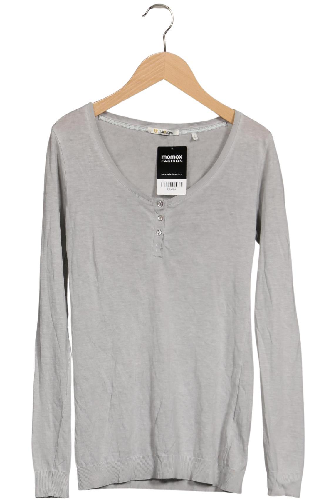 

Rich & Royal Damen Langarmshirt, grau, Gr. 34