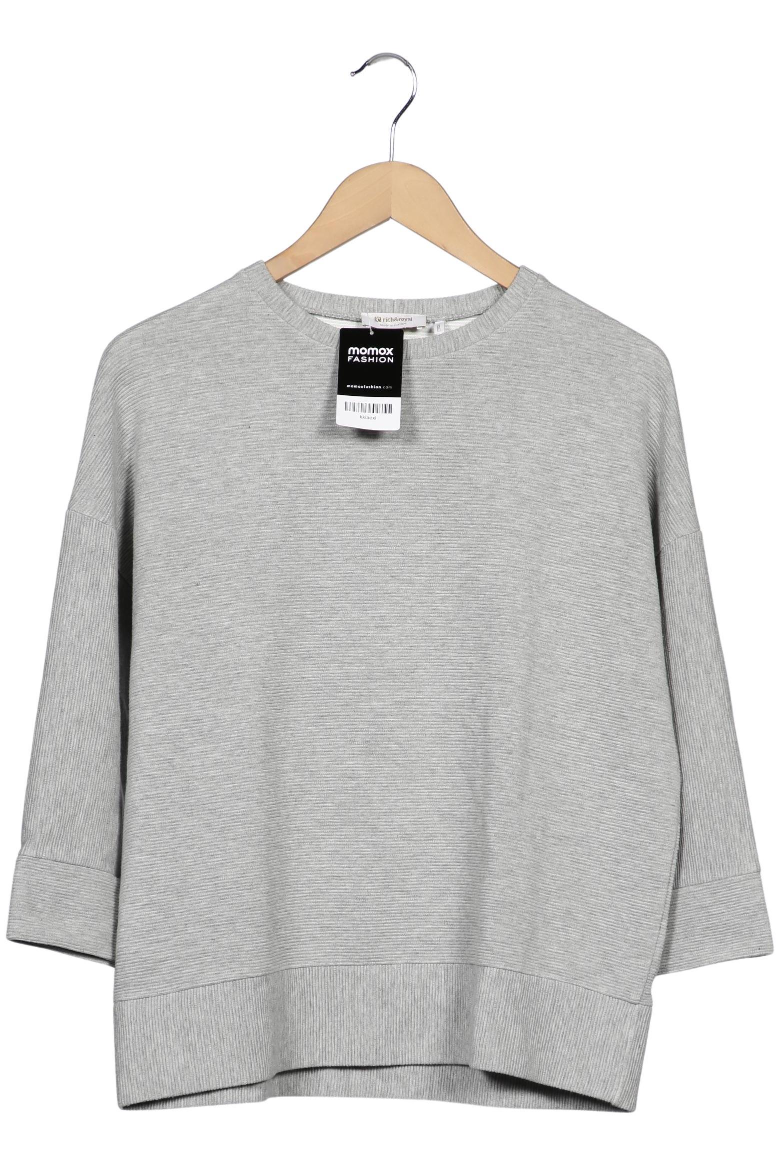 

Rich & Royal Damen Sweatshirt, grau, Gr. 34