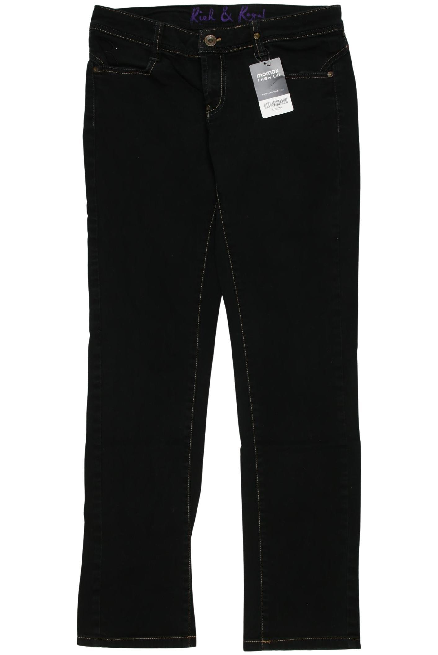 

Rich & Royal Damen Jeans, schwarz, Gr. 31