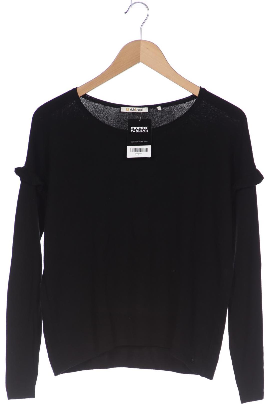

Rich & Royal Damen Pullover, schwarz, Gr. 34
