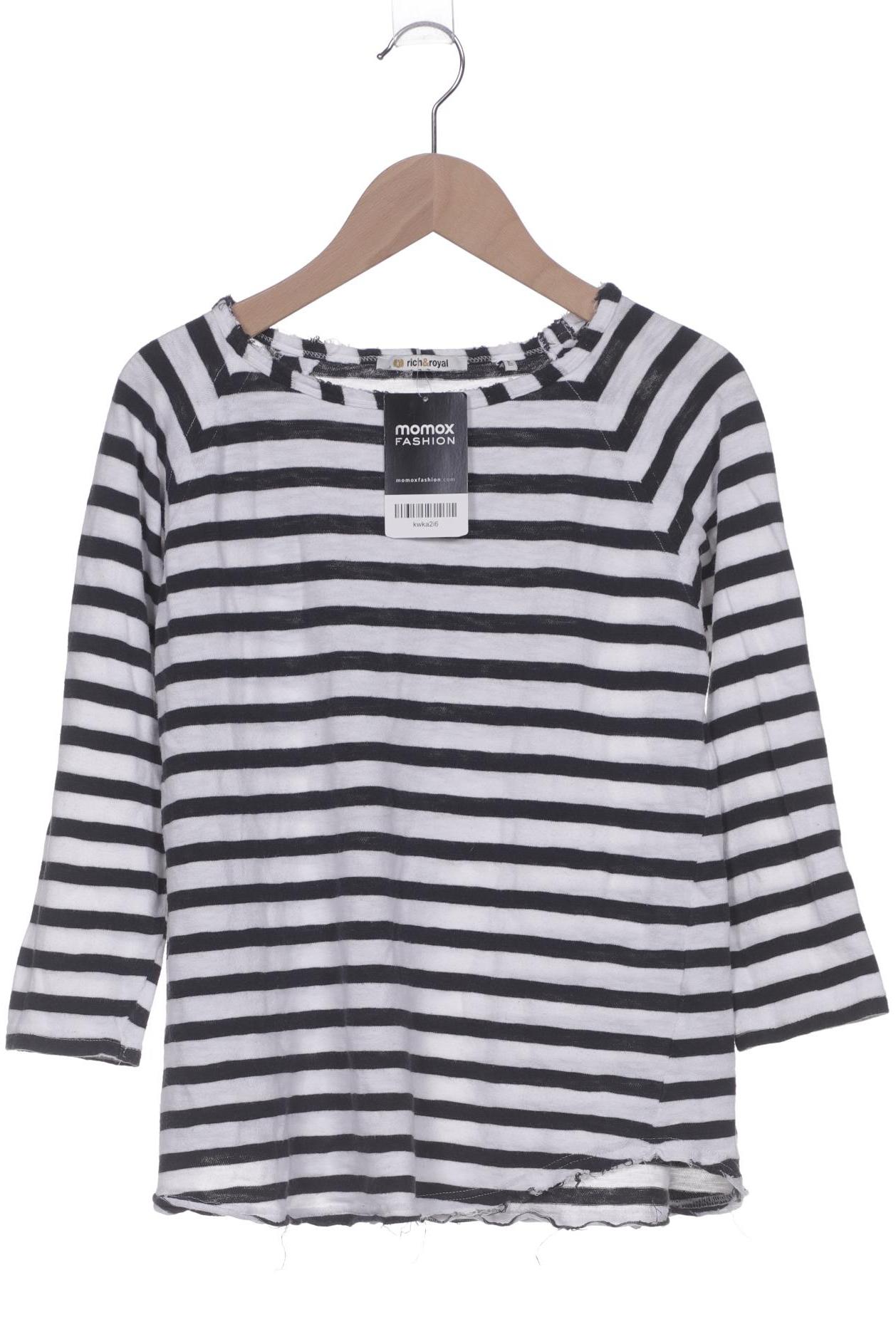 

Rich & Royal Damen Langarmshirt, weiß, Gr. 34