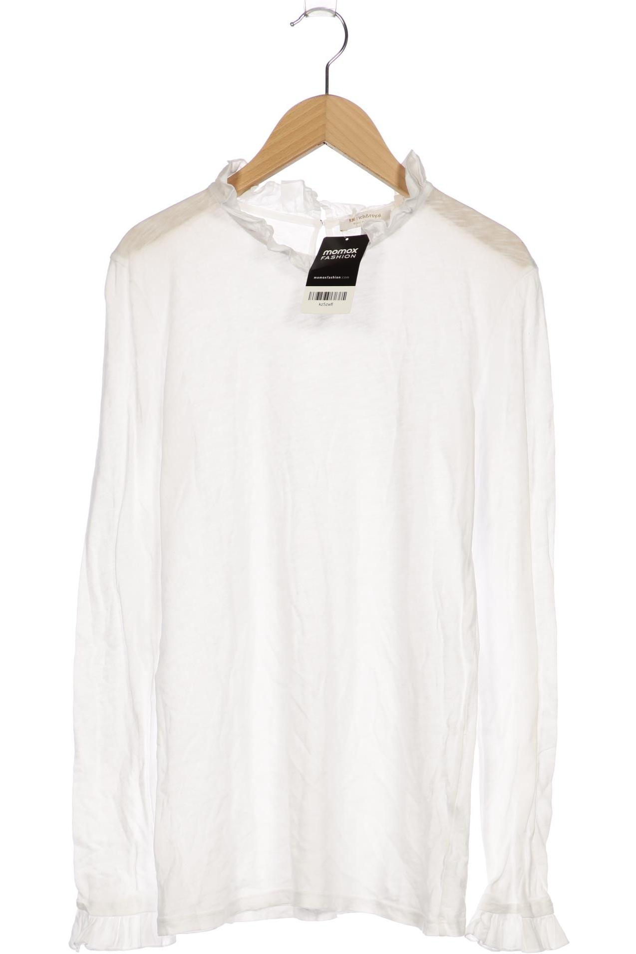 

Rich & Royal Damen Langarmshirt, weiß, Gr. 34