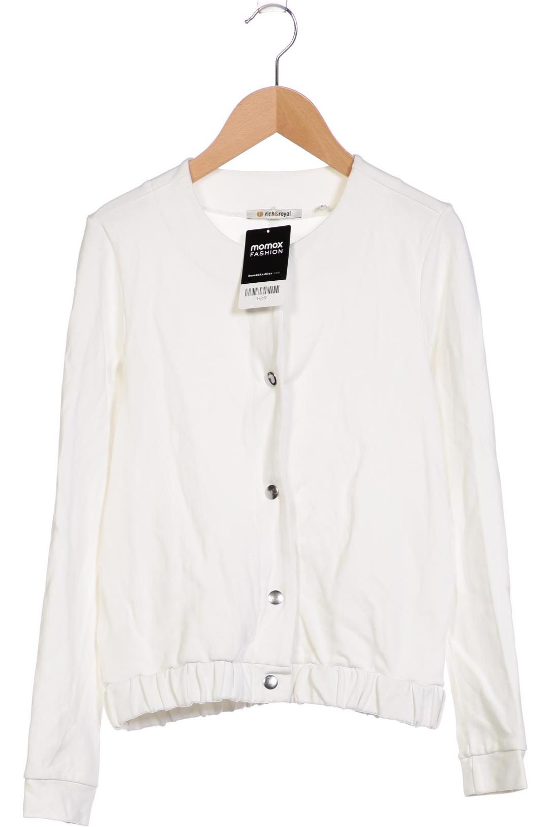 

Rich & Royal Damen Strickjacke, weiß, Gr. 34