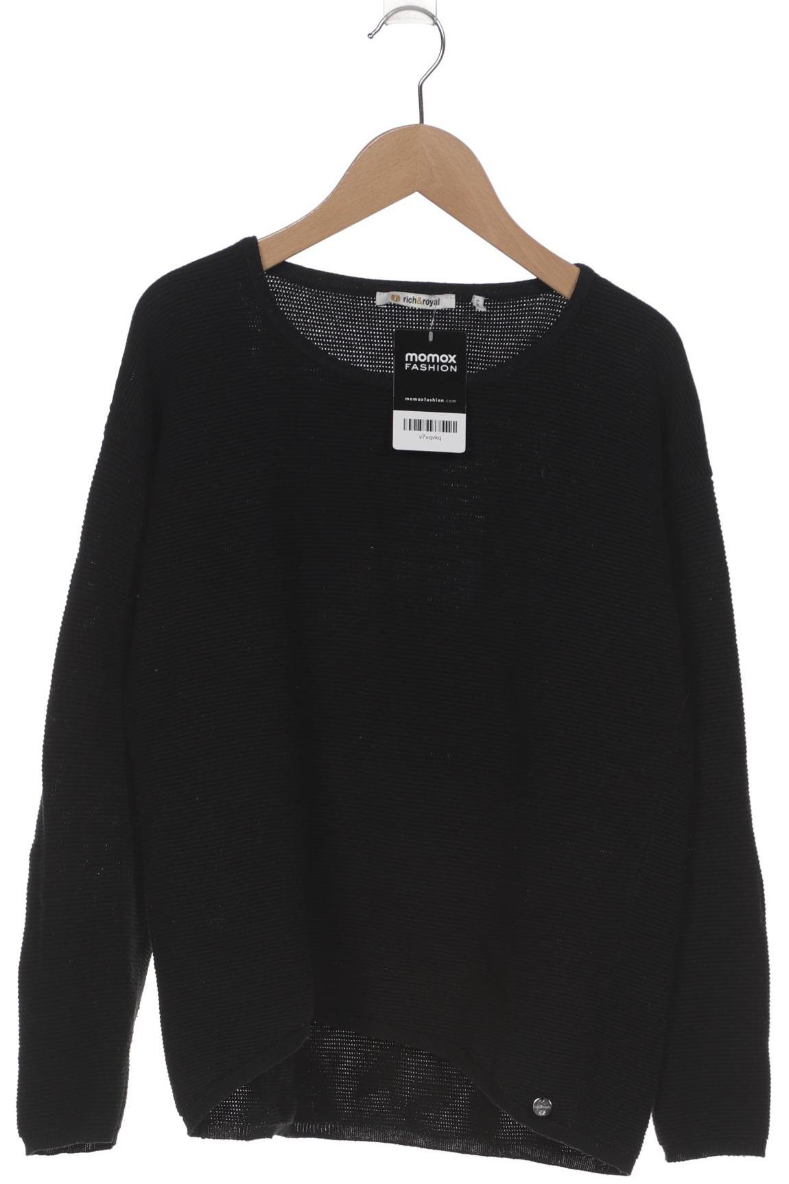 

Rich & Royal Damen Pullover, schwarz, Gr. 34